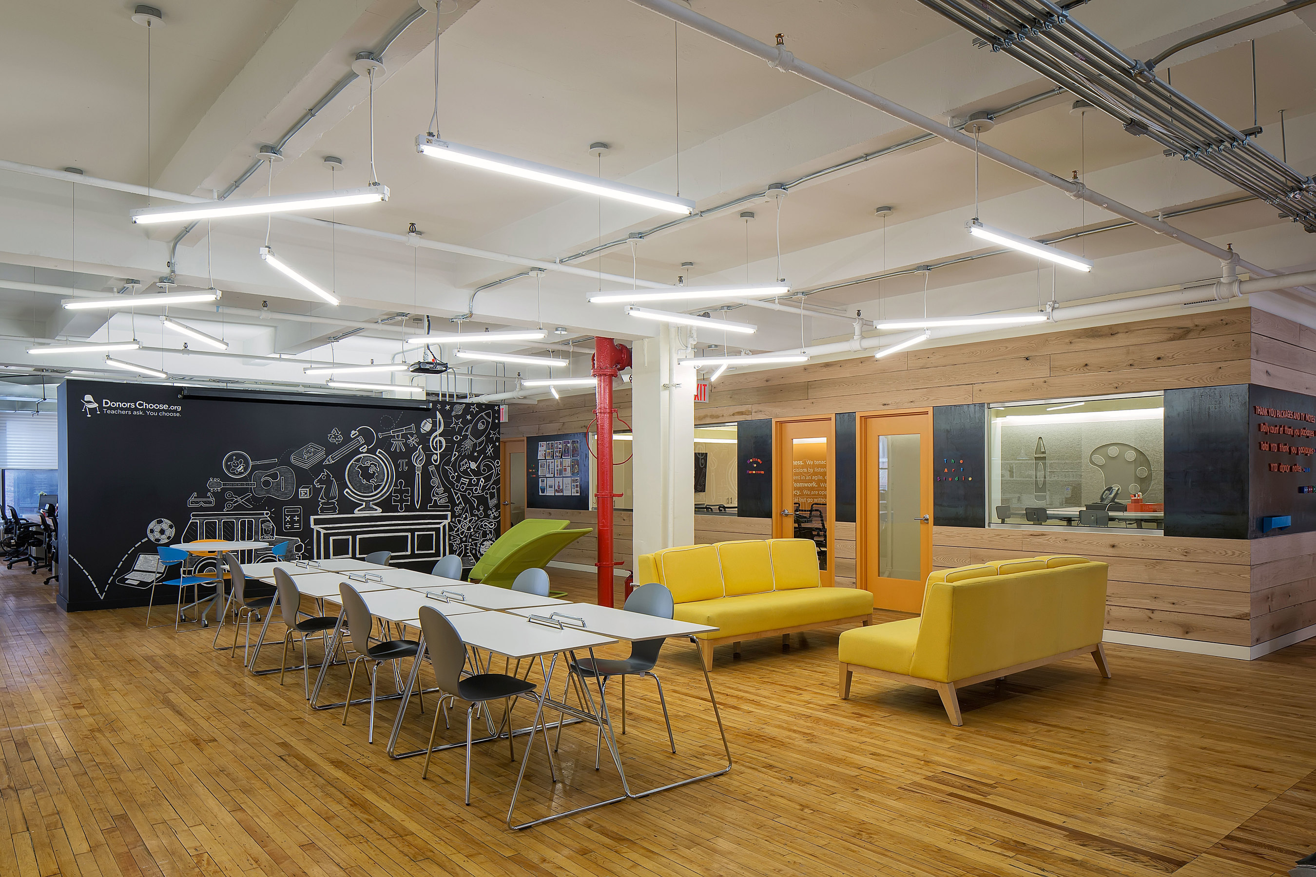 Eight Inc. designs the new DonorsChoose.org headquarters in New York City.  (PRNewsFoto/Eight Inc.)