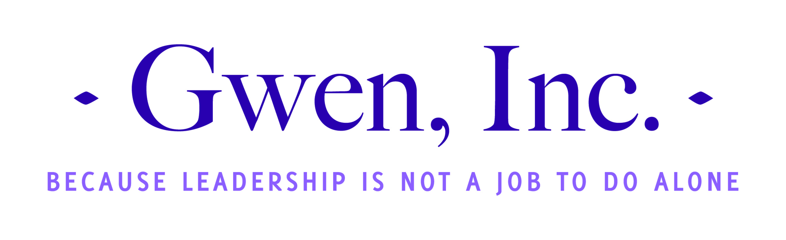 Gwen, Inc. logo. (PRNewsFoto/Gwen, Inc.)