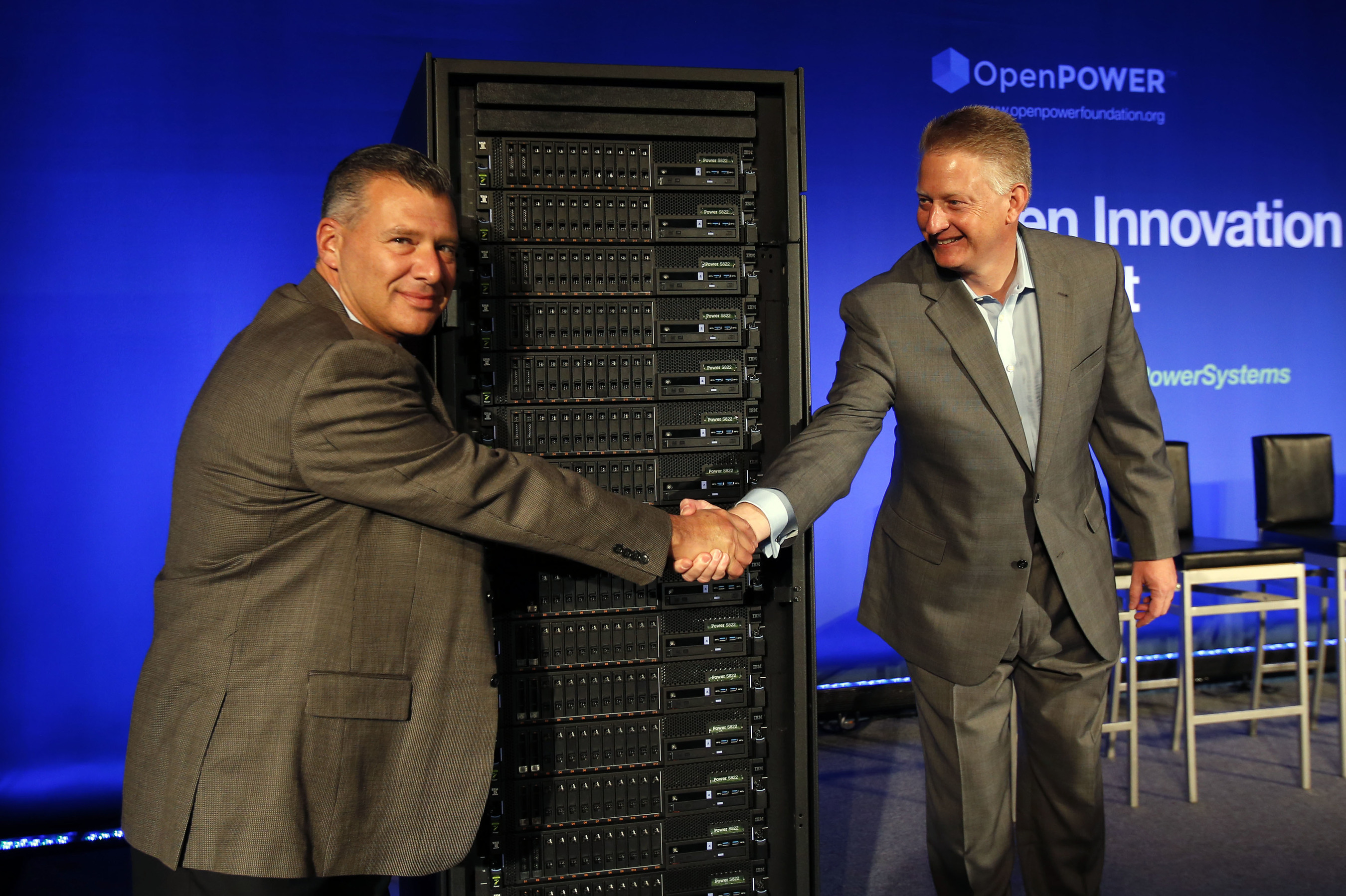 IBM revealed its POWER8 Systems today, the first servers exploiting for OpenPOWER technology. (PRNewsFoto/IBM)
