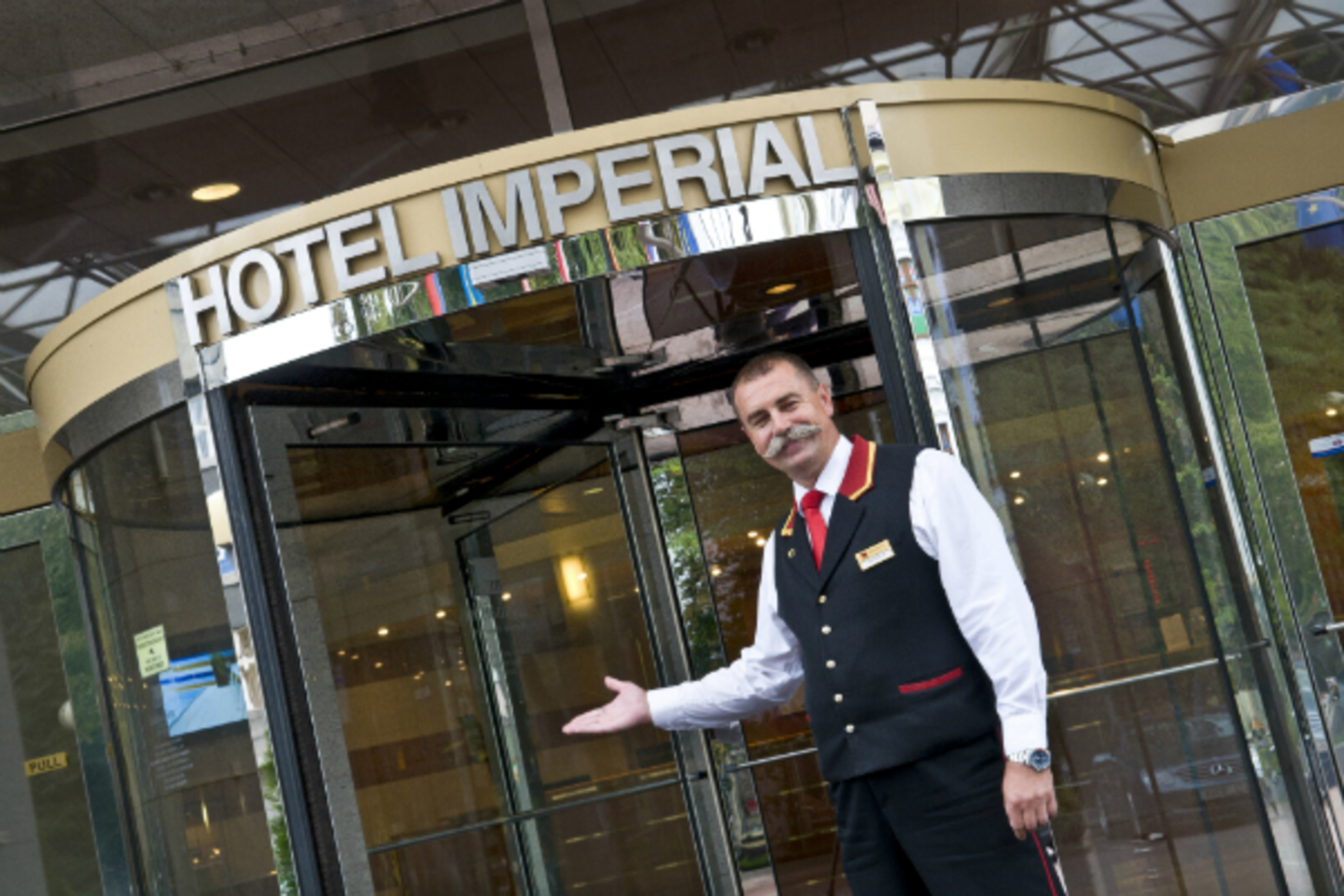 The Hotel Imperial Ostrava entrance (PRNewsFoto/Mamaison Hotels & Residences)