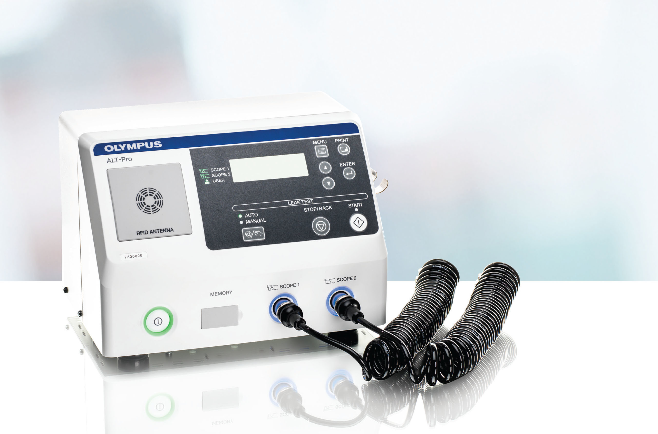Olympus' ALT-Pro is the fastest, most compact automated leak tester used during endoscope reprocessing. (PRNewsFoto/Olympus)