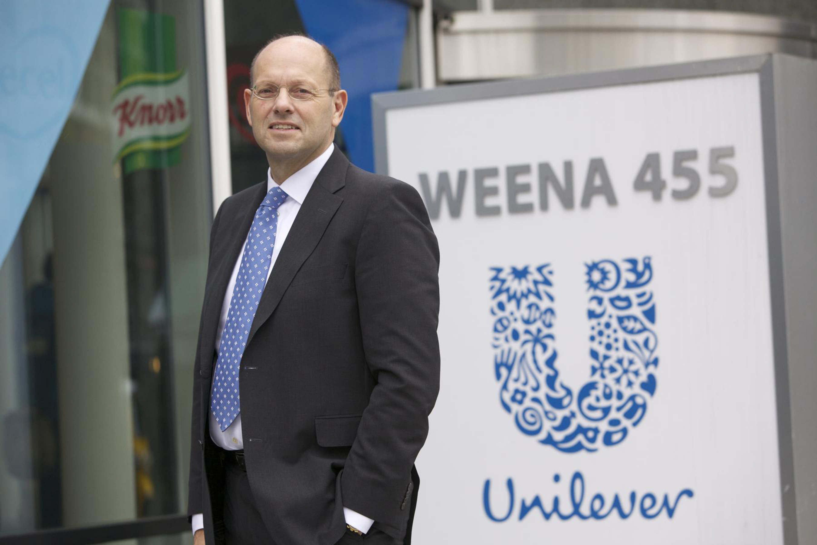 Leo Oosterveer, CEO of Unilever Food Solutions, and winner of the 2014 Augie Leadership Award for Sustainability and Food Ethics from the Culinary Institute of America. (PRNewsFoto/Unilever Food Solutions )