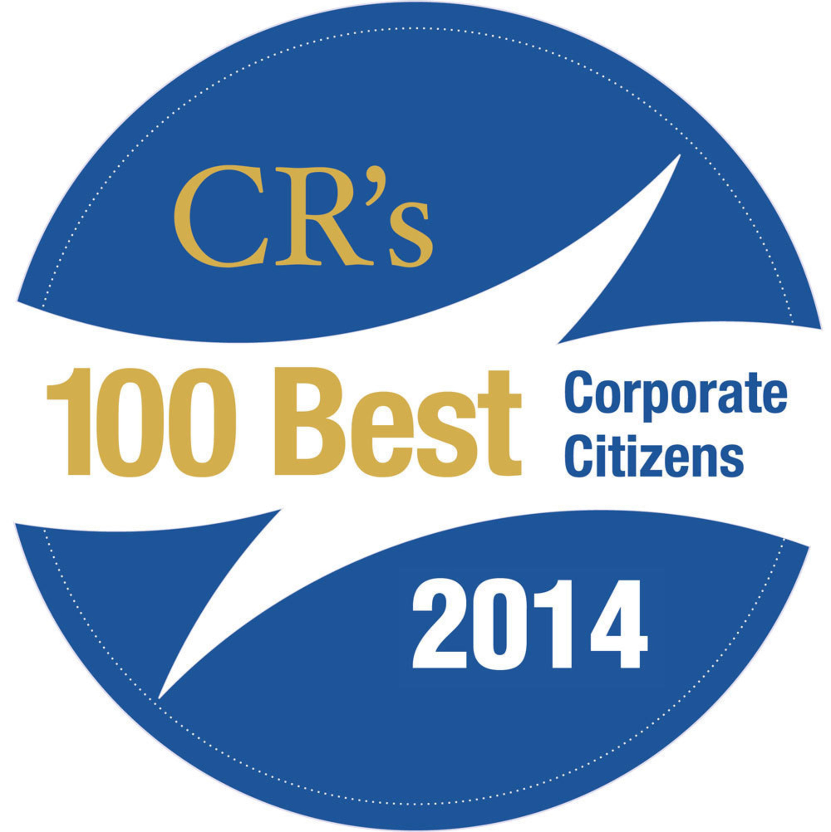 CR Magazine 100 Best Corporate Citizens 2014 logo. (PRNewsFoto/Raytheon Company)