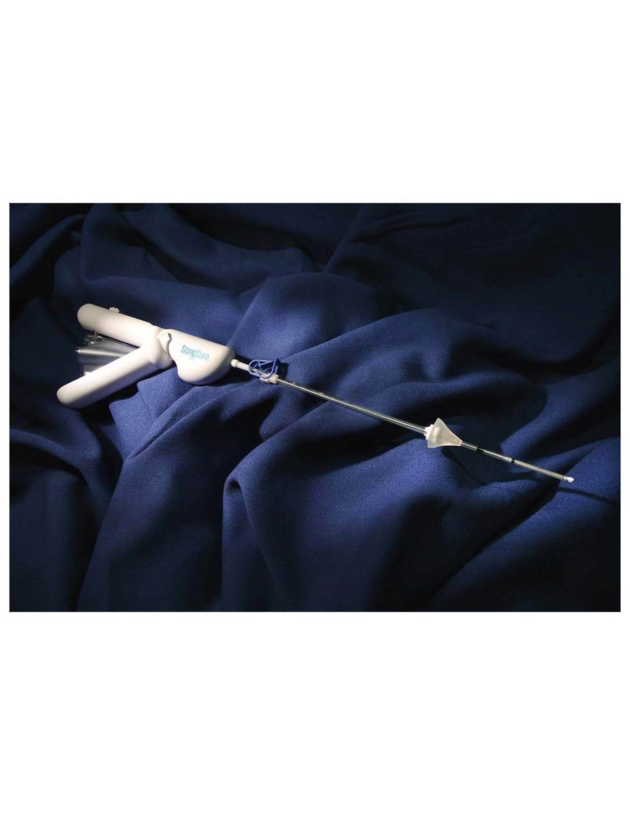 CrossBay Medical Inc.'s SonoSure(TM) Sonohysterography and Endometrial Sampling Device is indicated for use to access the uterine cavity for saline infusion sonohysterography and to obtain endometrial biopsy, if indicated, utilizing the same device.  (PRNewsFoto/CrossBay Medical, Inc.)