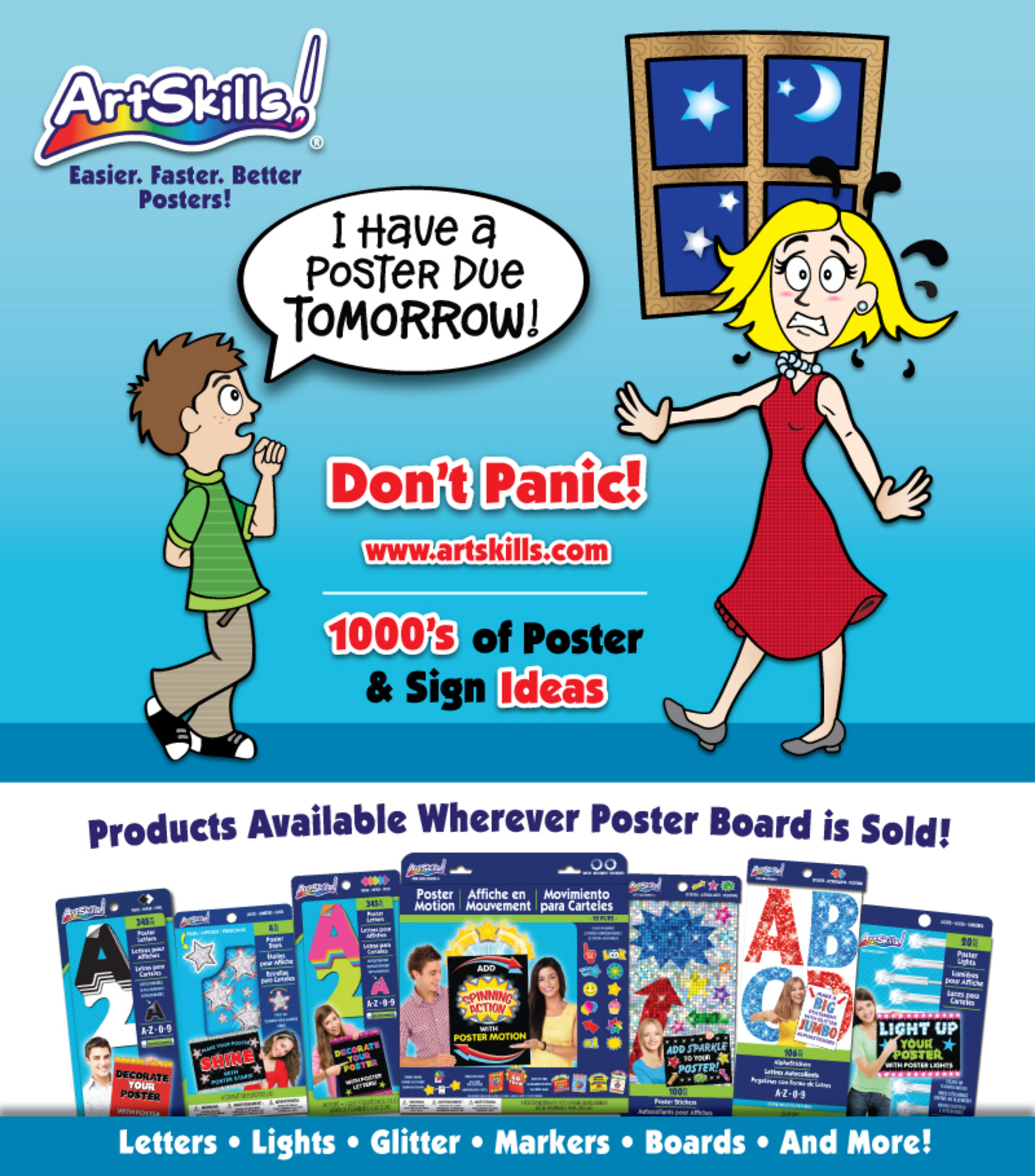 Make Easier, Faster, Better Posters with ArtSkills Poster Gallery at www.artskills.com (PRNewsFoto/ArtSkills)