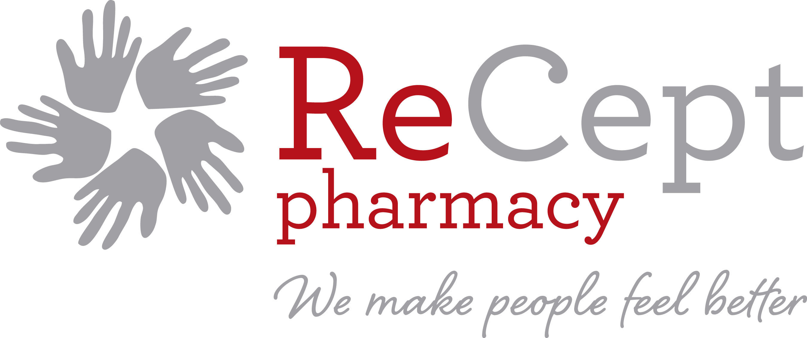 ReCept Pharmacy's Helping Hands Logo symbolizes the organization's dedication to "making people feel better". (PRNewsFoto/ReCept Pharmacy, LP)