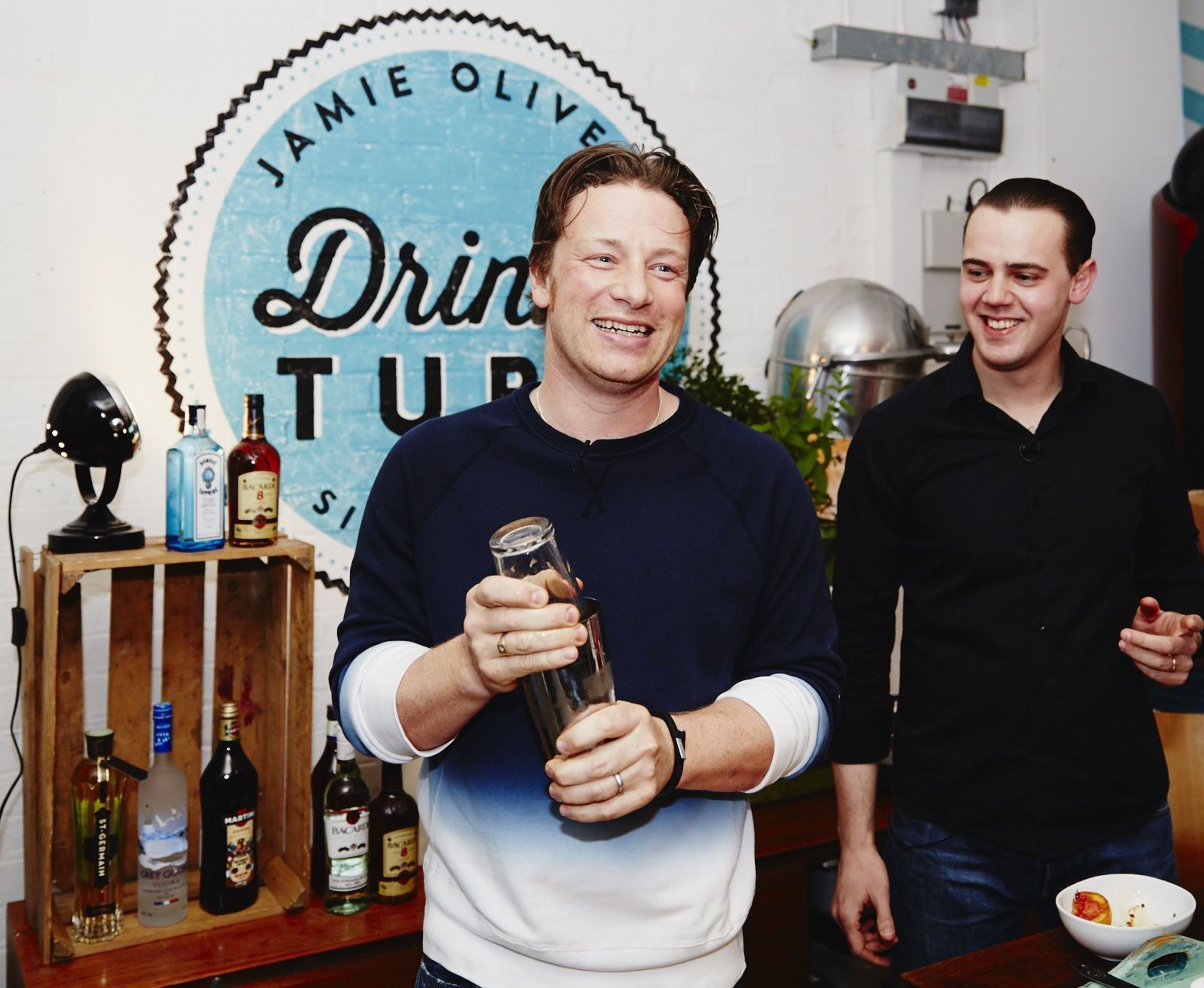 Jamie Oliver and Bacardi Limited announce partnership (PRNewsFoto/Bacardi Limited)