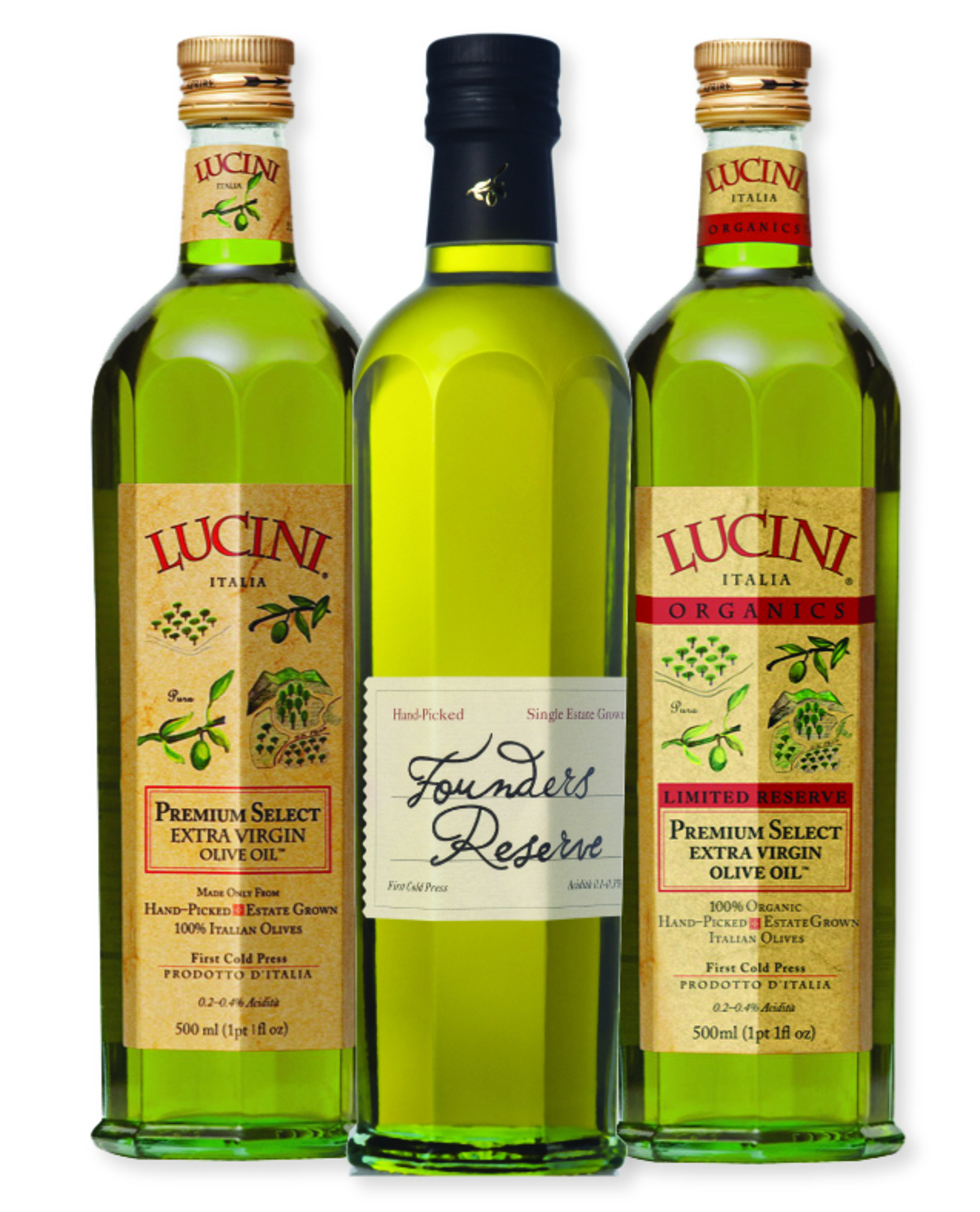Three Lucini extra virgin olive oils receive medals including two best-of-show awards at the 2014 Olive Japan International Extra Virgin Olive Oil Competition (PRNewsFoto/Lucini Italia)