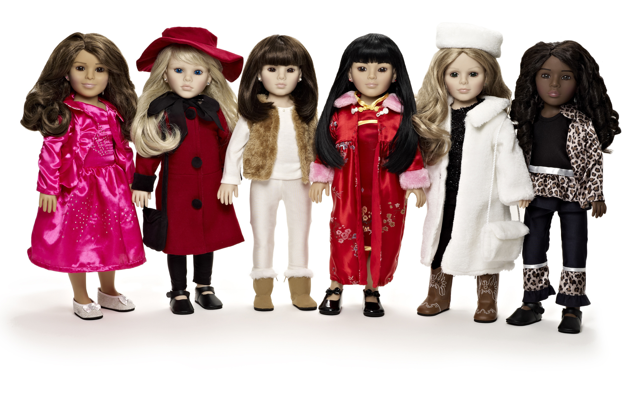 Global Girl Launches Innovative Collection of Ethnically Diverse Dolls and Books. (PRNewsFoto/Three Daughters International)