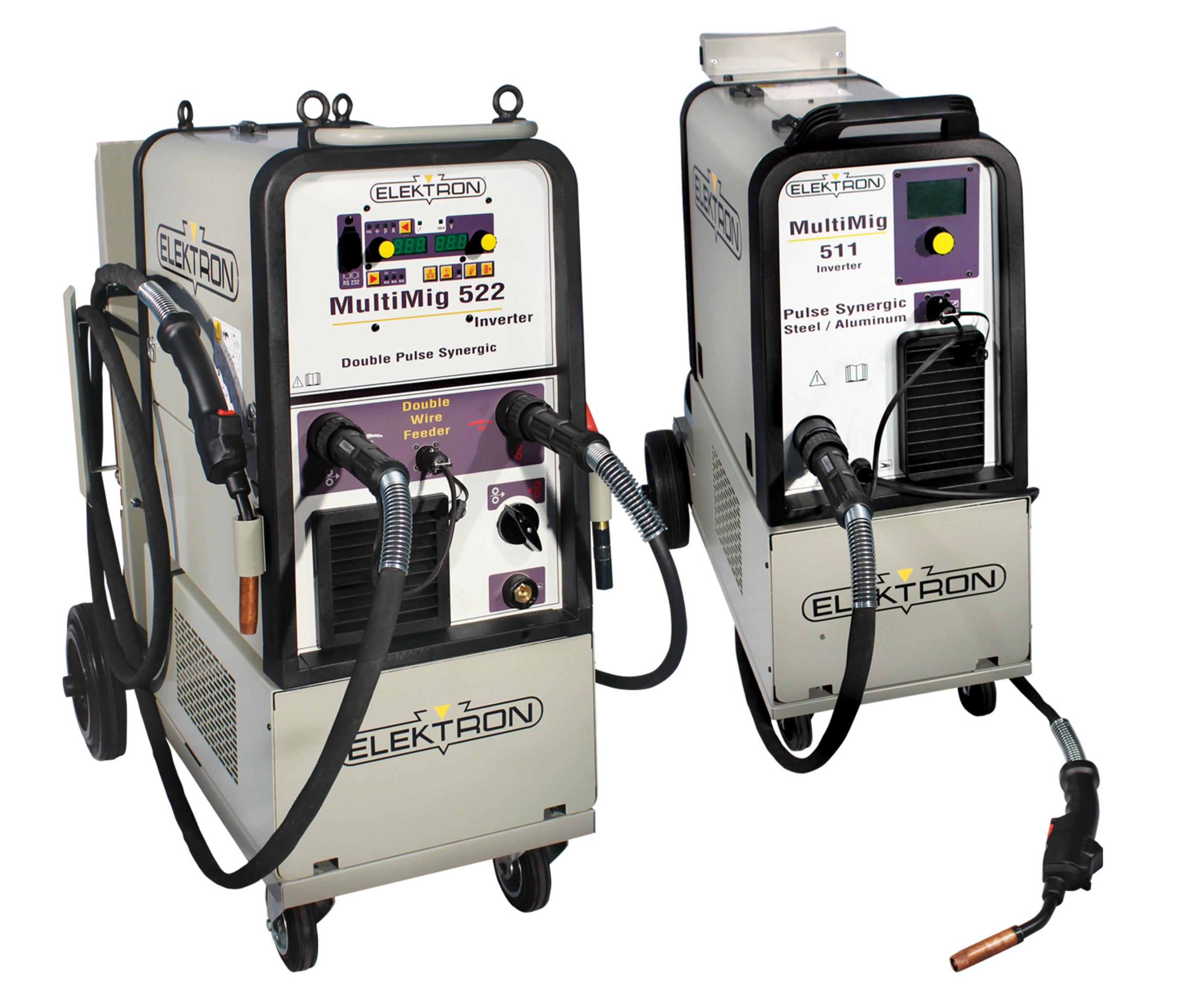 Elektron’s new MultiMig 511 and MultiMig 522 MIG/MAG inverter welders are designed to help technicians weld aluminum as easily as they weld steel. Both welders are included in the Ford 2015 F-150 Collision Repair Program. (PRNewsFoto/Elektron)