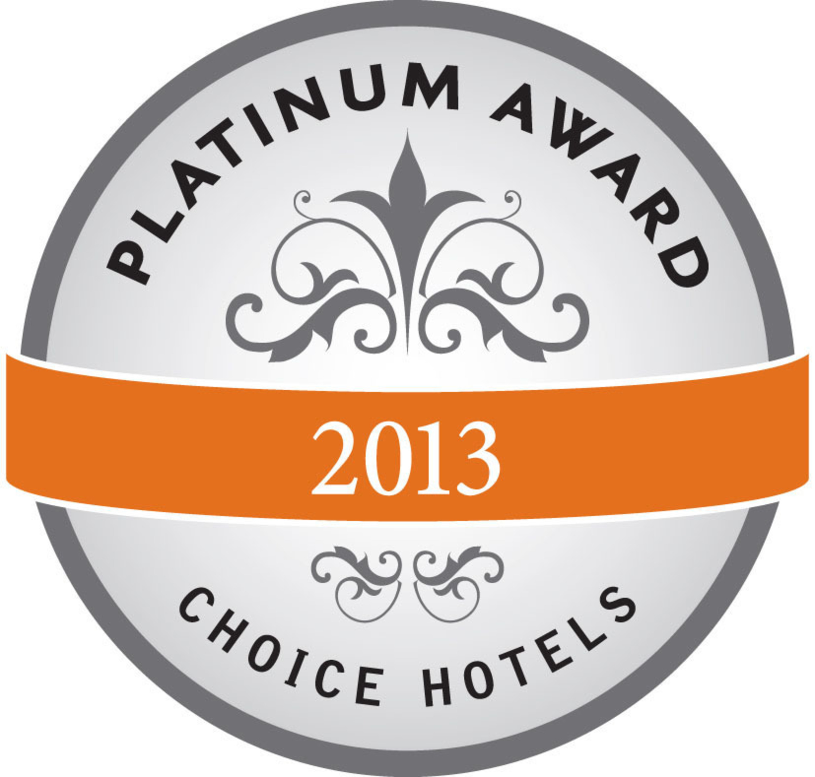 Choice Hotels Platinum Award. (PRNewsFoto/Choice Hotels International, Inc)