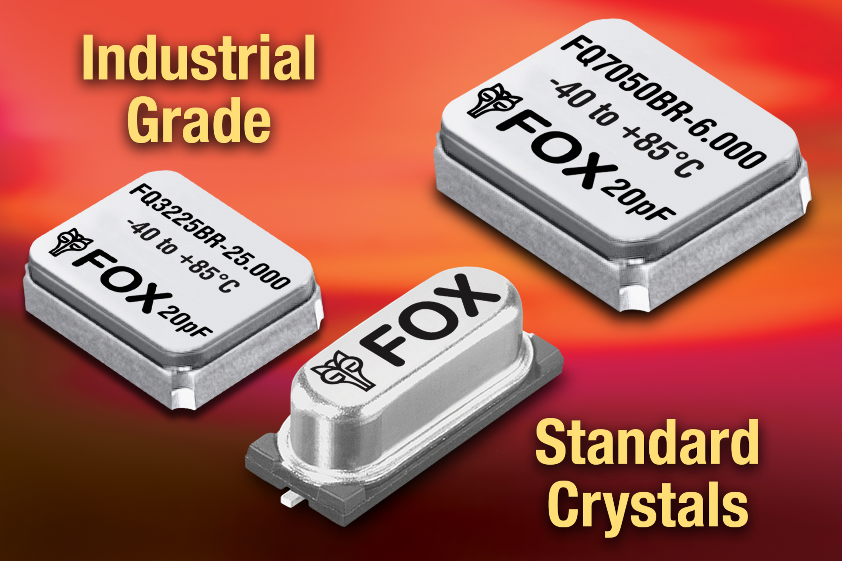 Popular Industrial Grade Crystals from Fox Now Stocked as Standard (PRNewsFoto/Fox Electronics)