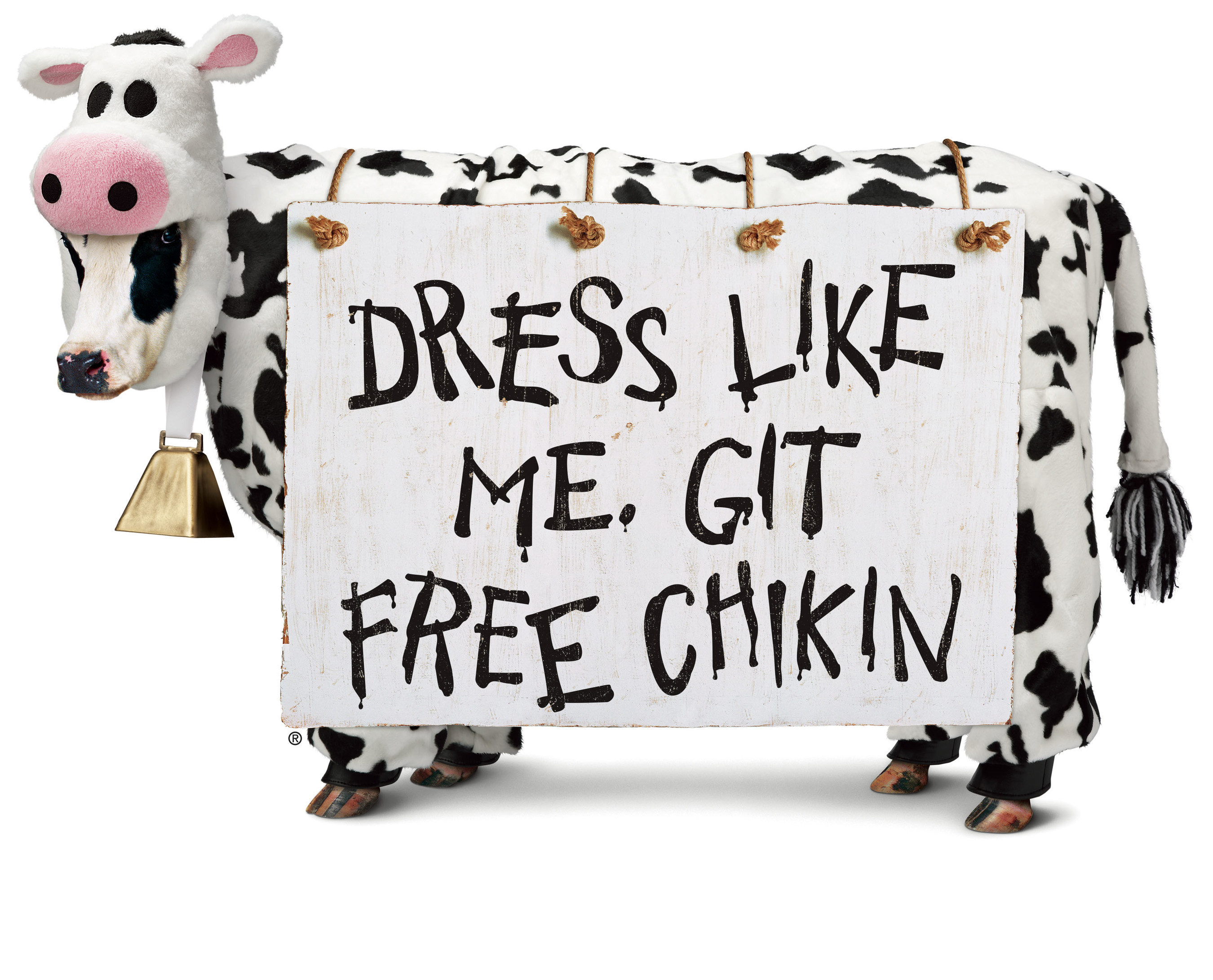 Dress like a Cow for Cow Appreciation Day and earn a FREE meal.