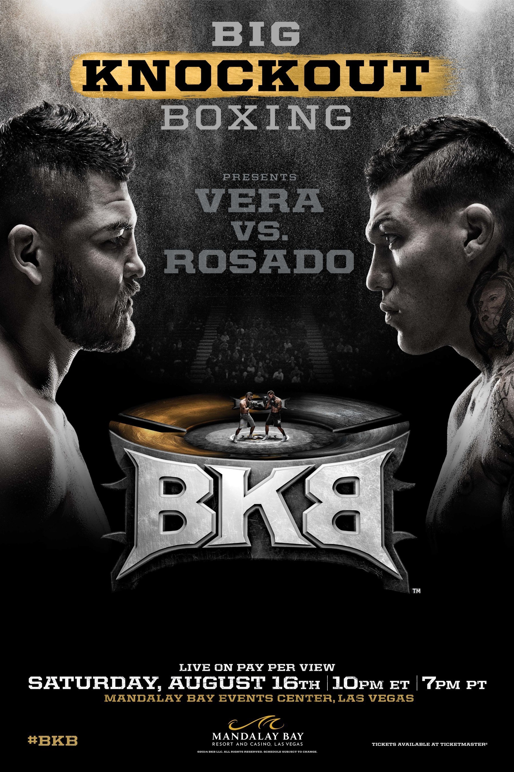 BKB Middleweight Championship Fight At Mandalay Bay Event Center on Saturday, August 16th (PRNewsFoto/BKB)