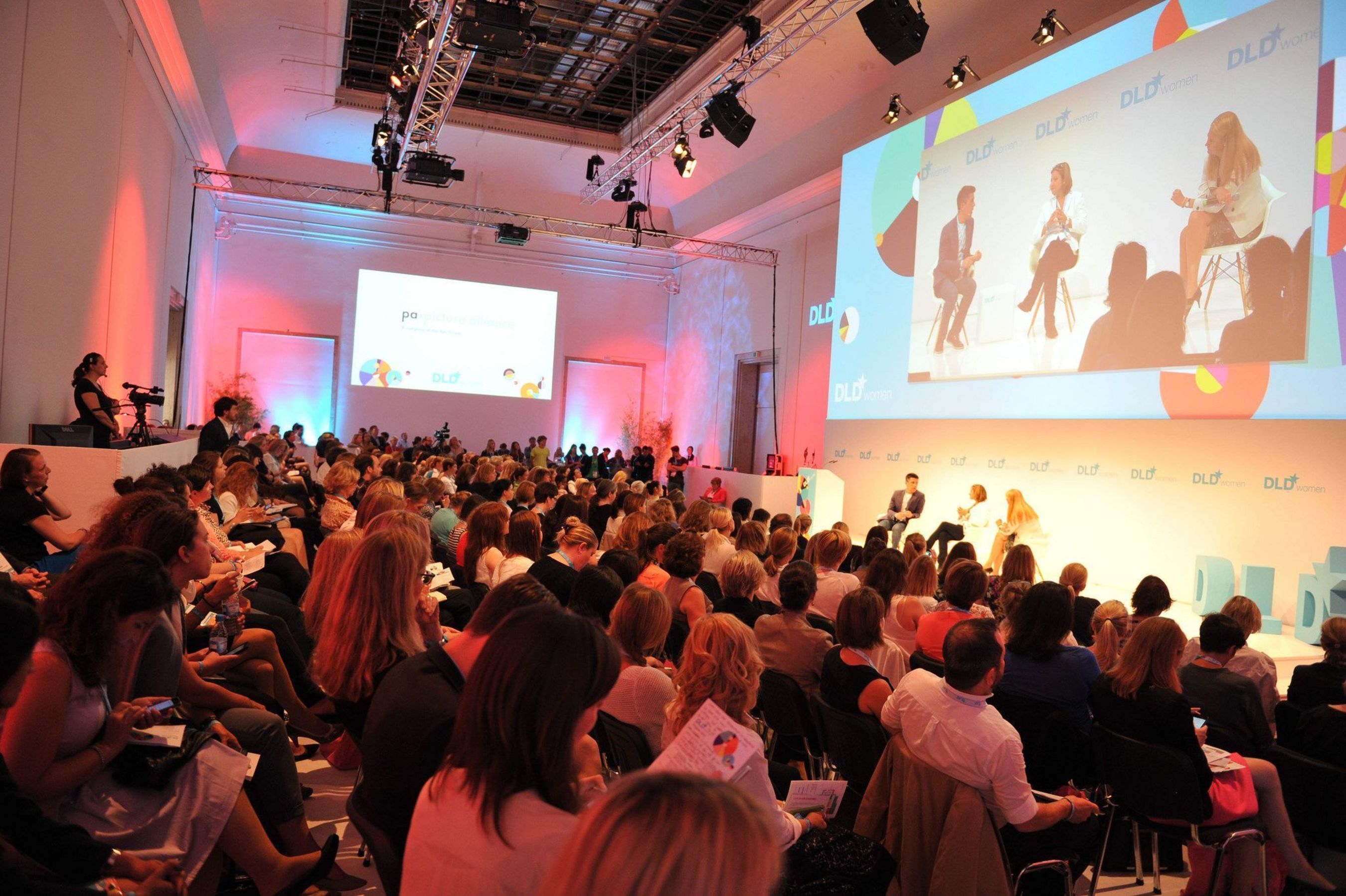 DLD Women 2014 Conference Day at Haus der Kunst in Munich (PRNewsFoto/Hubert Burda Media)