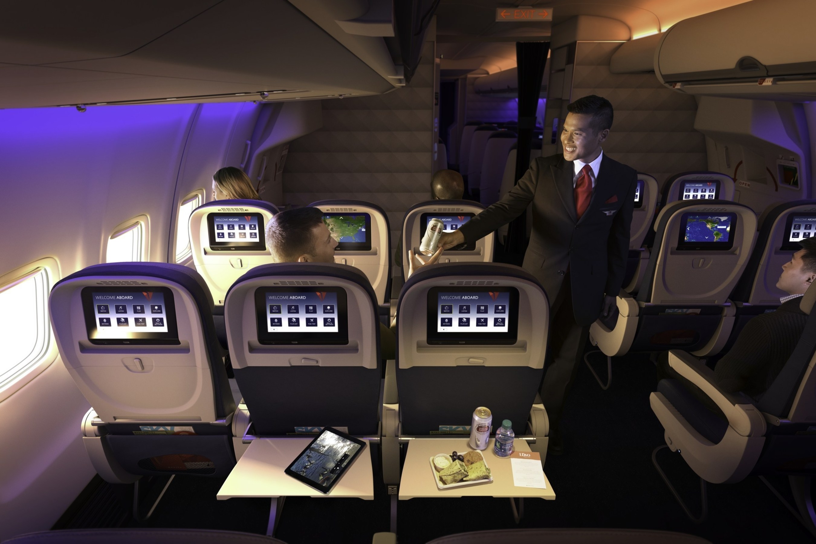 Delta On-Board In-Flight Entertainment. (PRNewsFoto/Delta Air Lines)