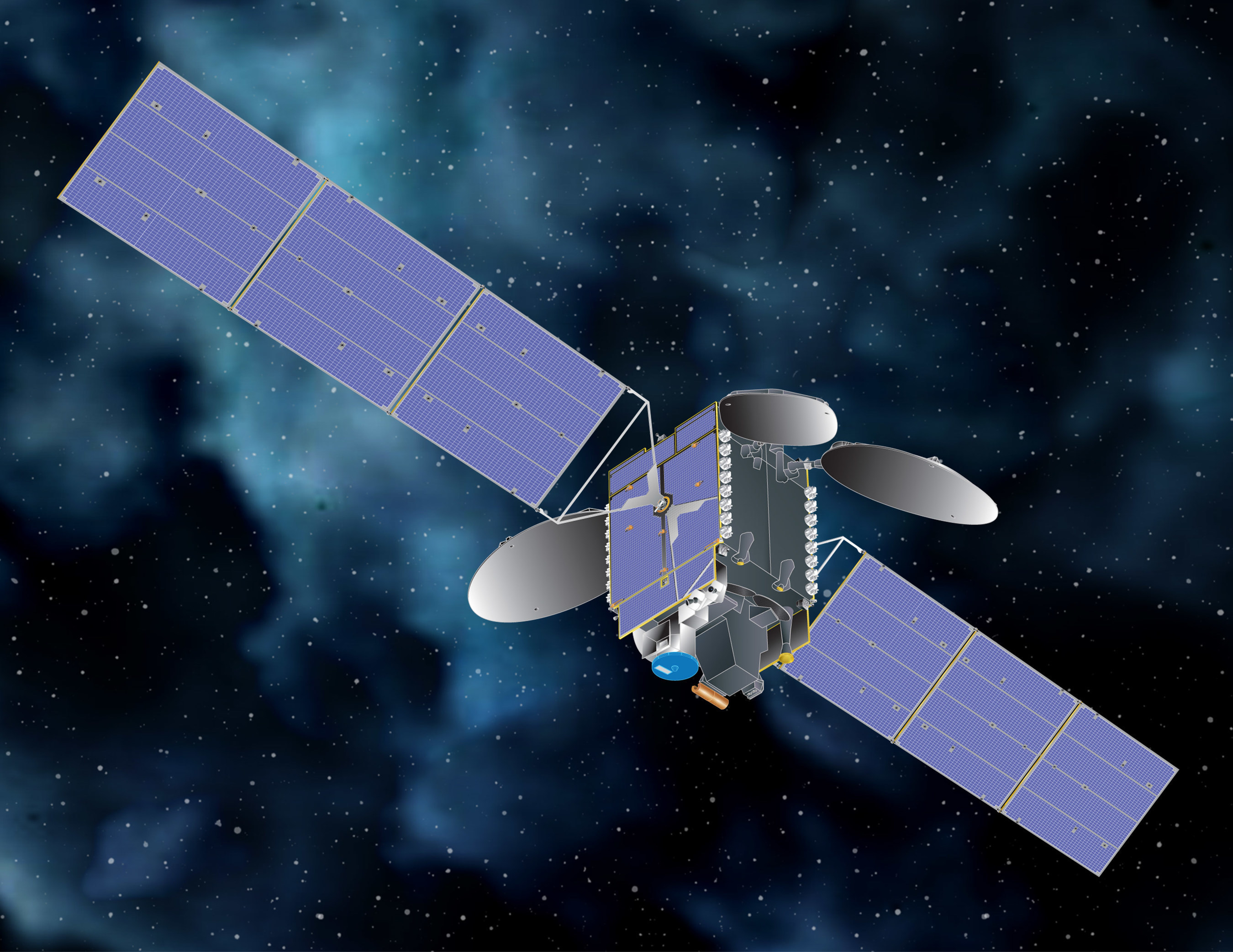 SSL concept of GEO satellite with NASA hosted payload. (PRNewsFoto/SSL)