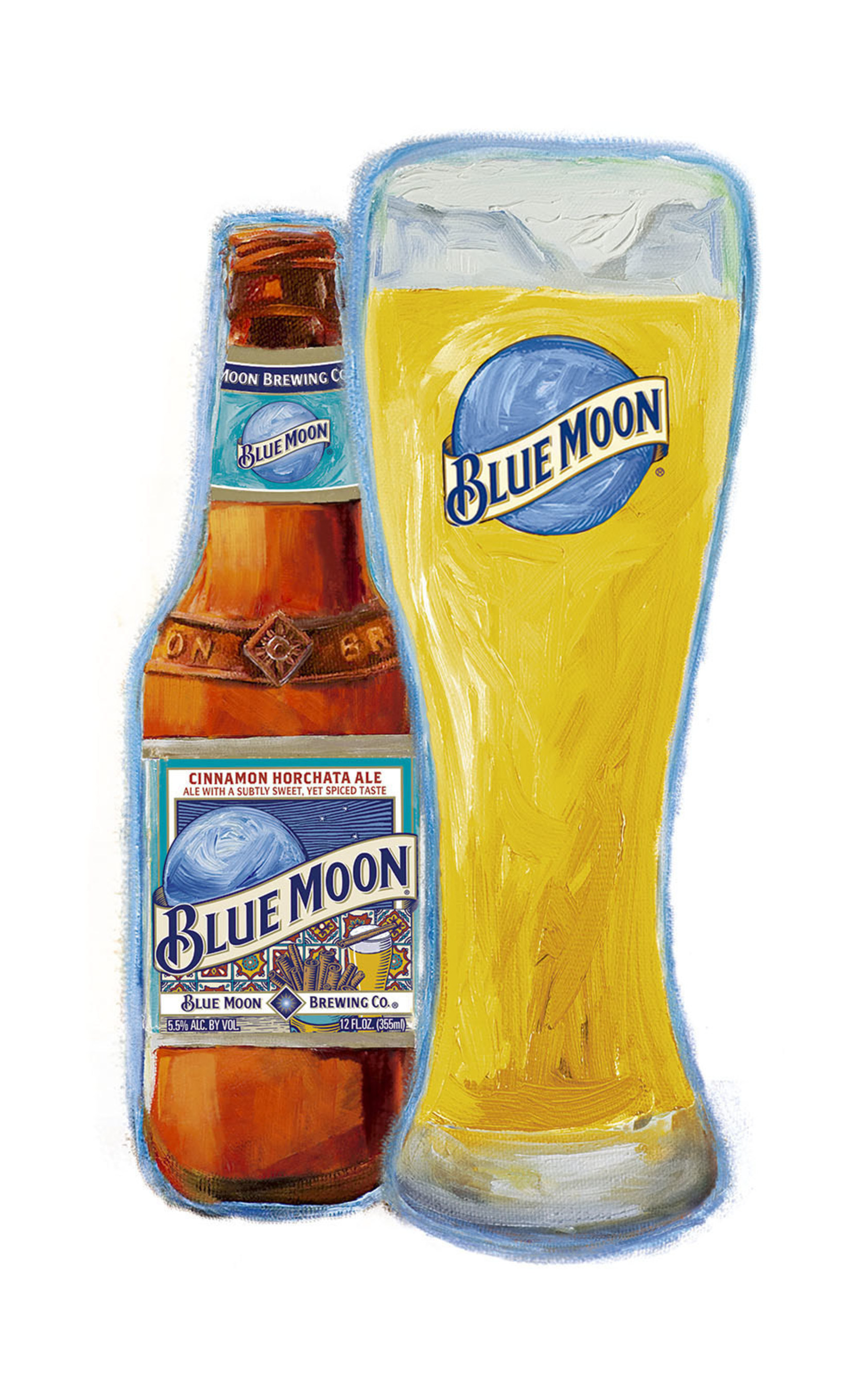 Blue Moon Cinnamon Horchata Ale (PRNewsFoto/Blue Moon Brewing Company) (PRNewsFoto/Blue Moon Brewing Company)