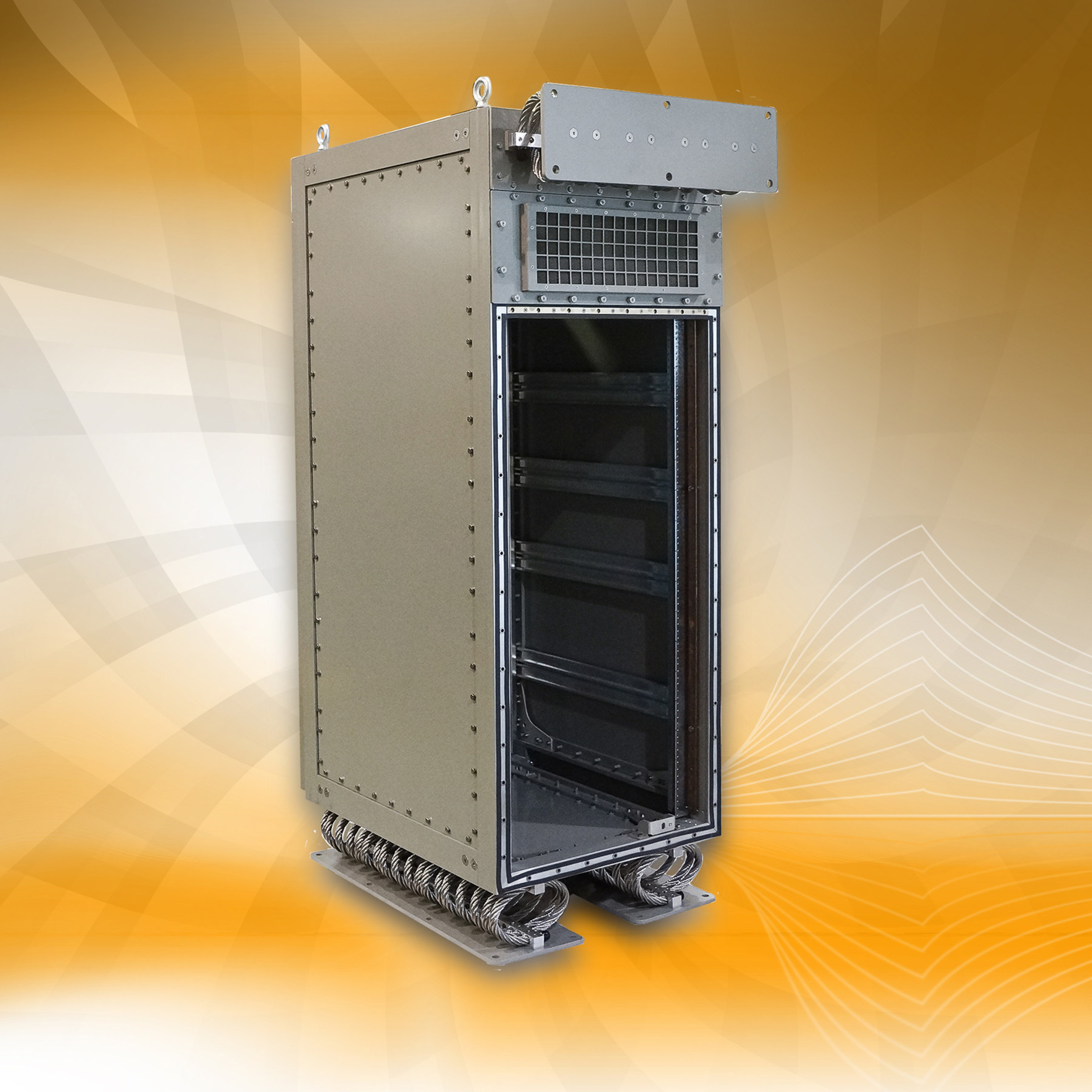 Weld-Free, Rugged Cabinet from Optima Offers Longer Structural Integrity. (PRNewsFoto/Elma Electronic Inc.)