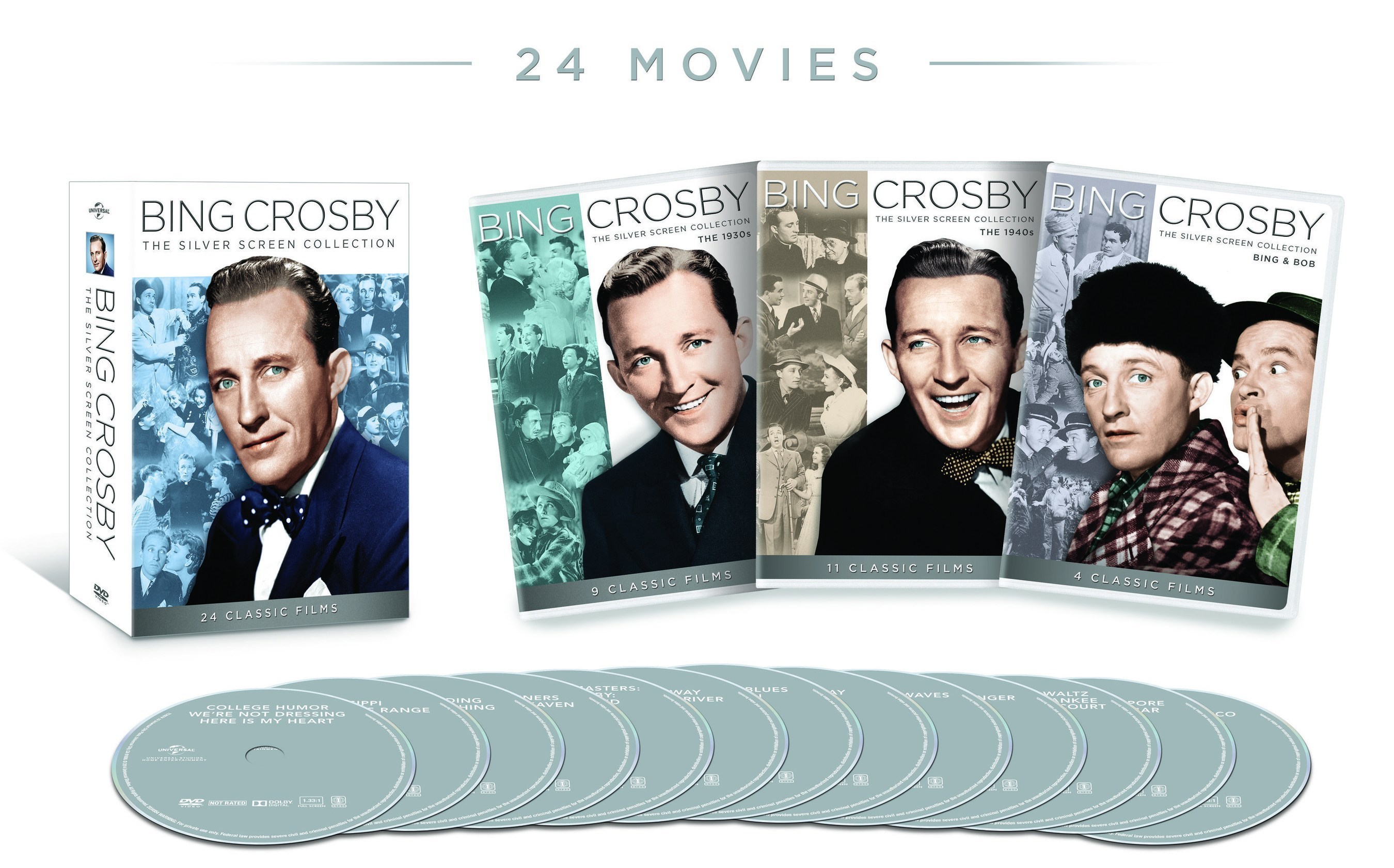 From Universal Studios Home Entertainment: Bing Crosby: The Silver Screen Collection (PRNewsFoto/Universal Studios Home)