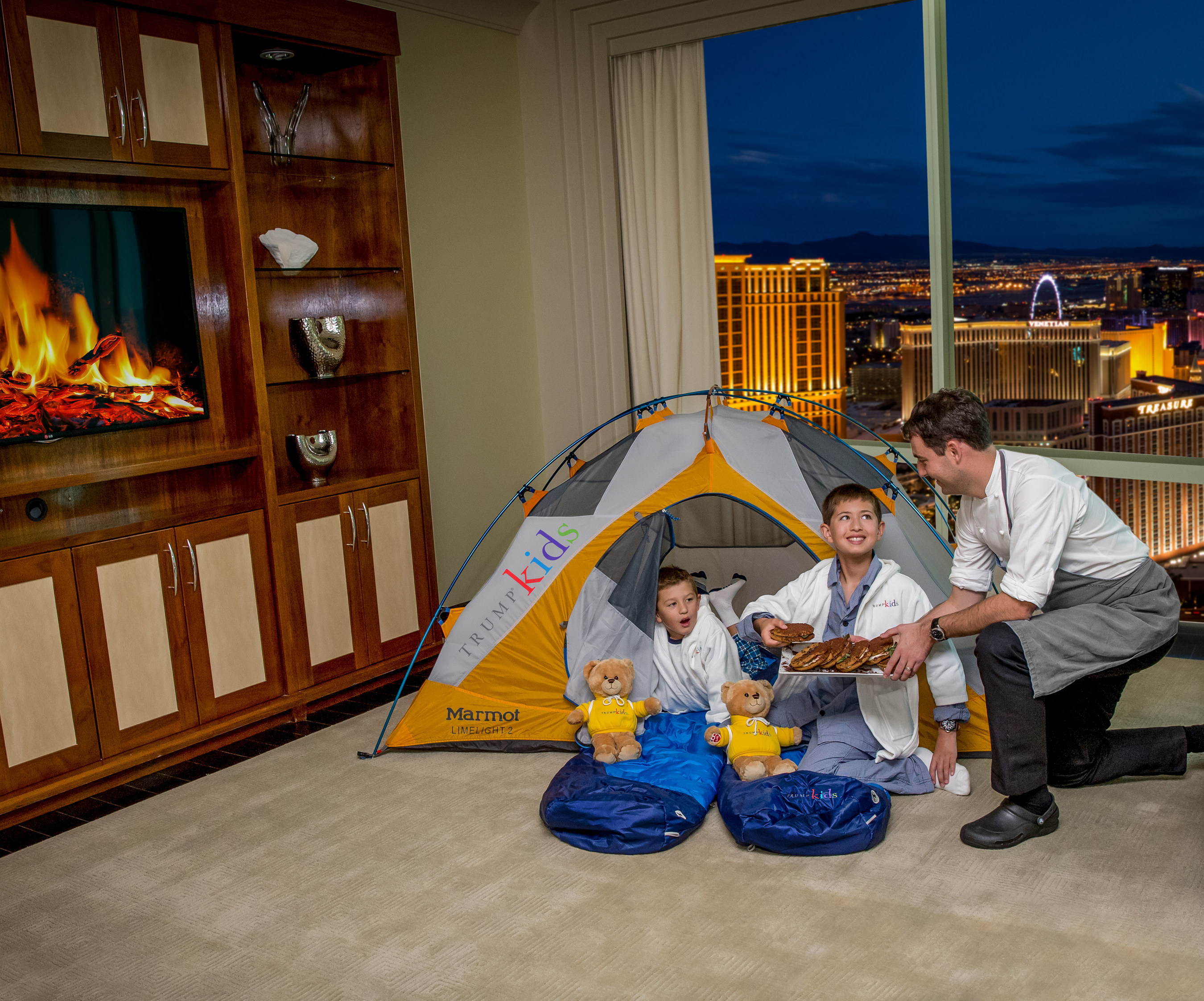 Trump International Vegas Launches Trump® Kids "Glamping" Package For Travelers