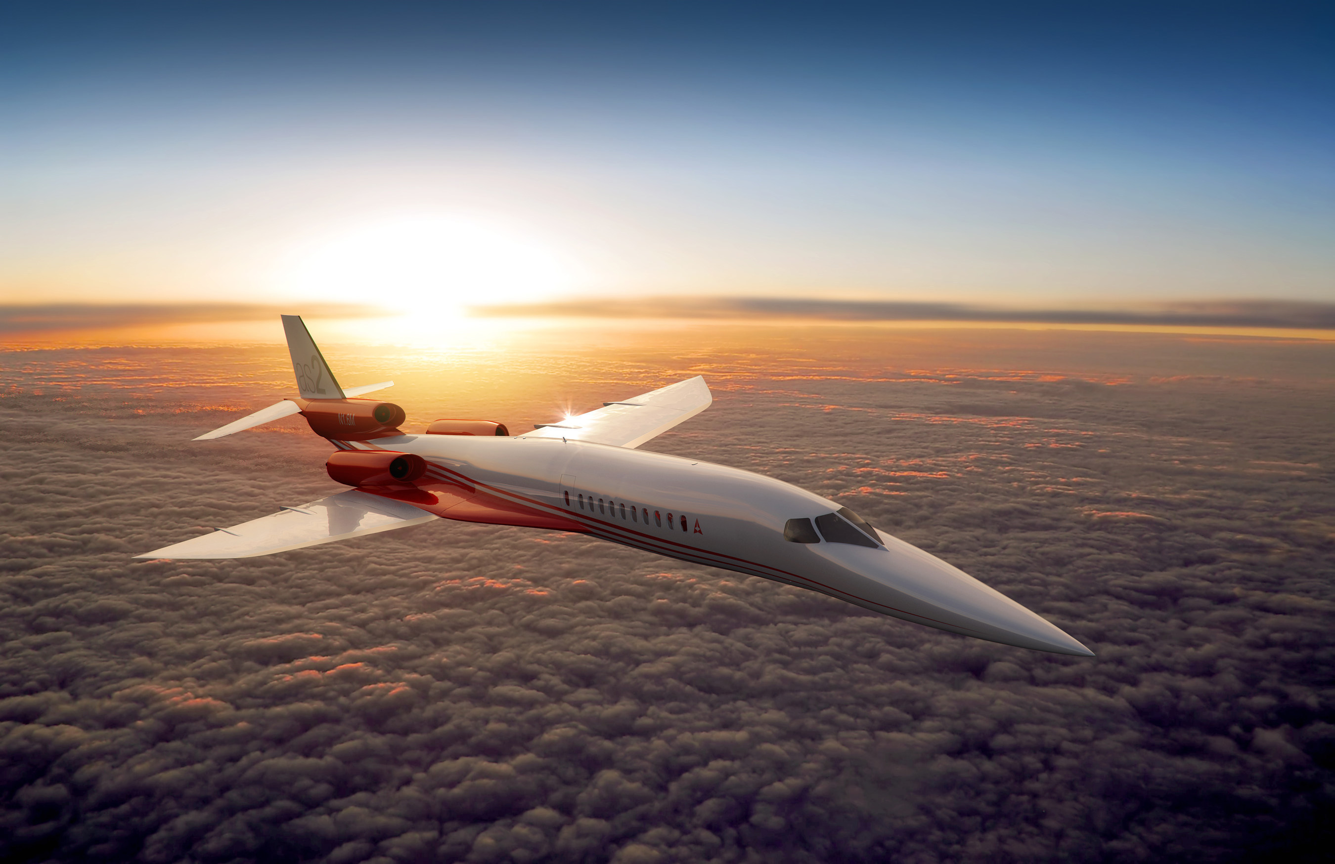 Certification of the Aerion AS2 Mach 1.6 supersonic business jet is planned for 2021. (PRNewsFoto/Aerion Corporation) (PRNewsFoto/Aerion Corporation)
