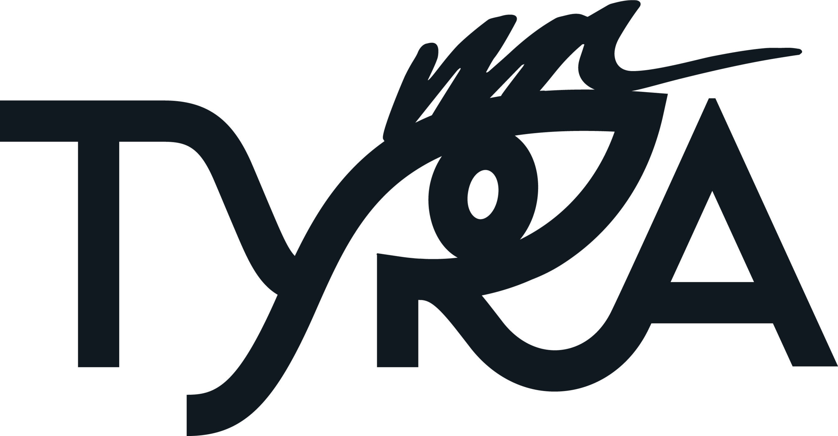 The TYRA logo has been designed to encapsulate Tyra's iconic smize (PRNewsFoto/TYRA beauty)