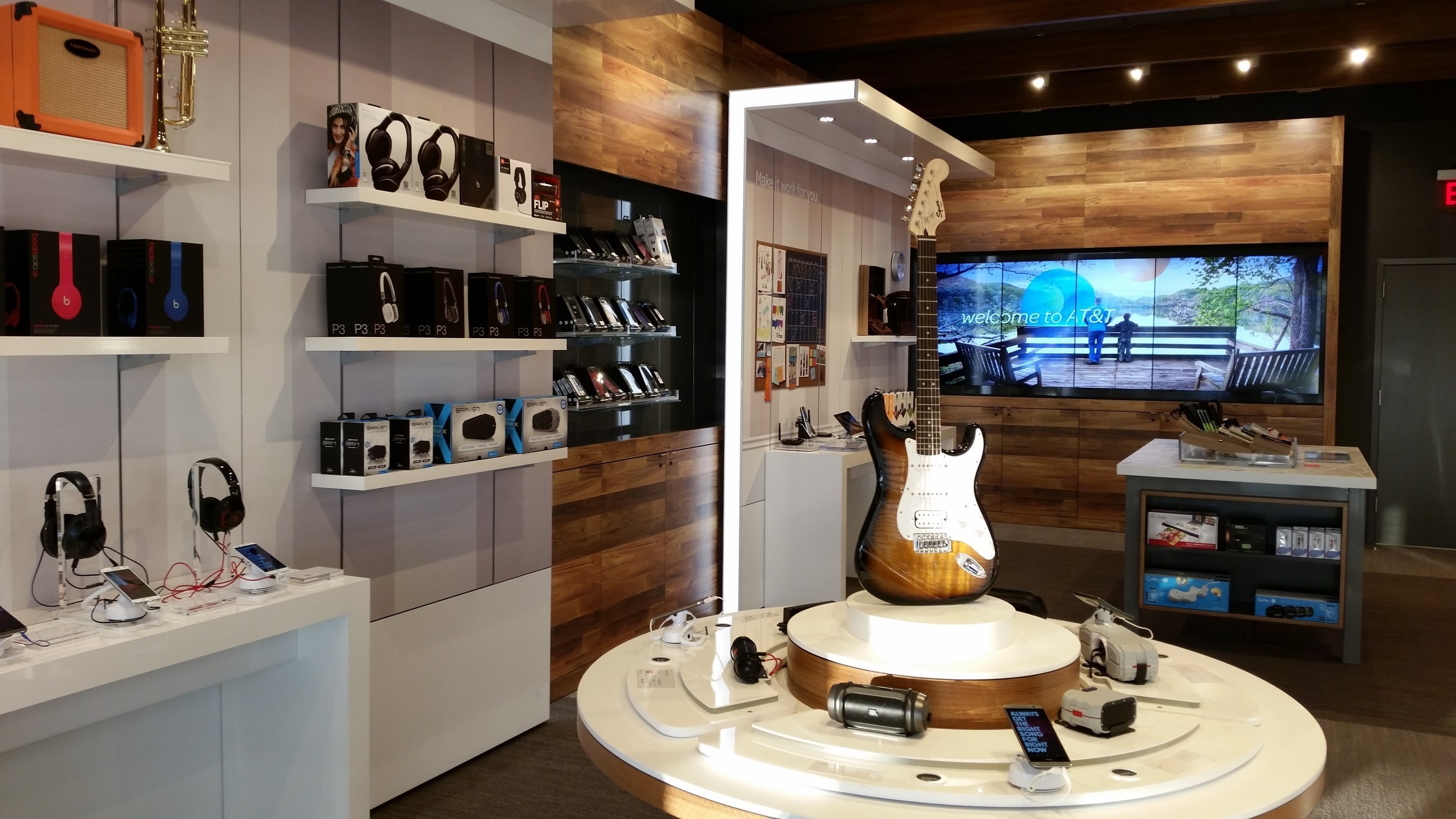 AT&T's new store concept in Spokane - the first of its kind in Washington State - was the result of more than two years of exploration and research all centered around one design goal: to create a more interactive and inviting store environment, a shopping experience like no other.