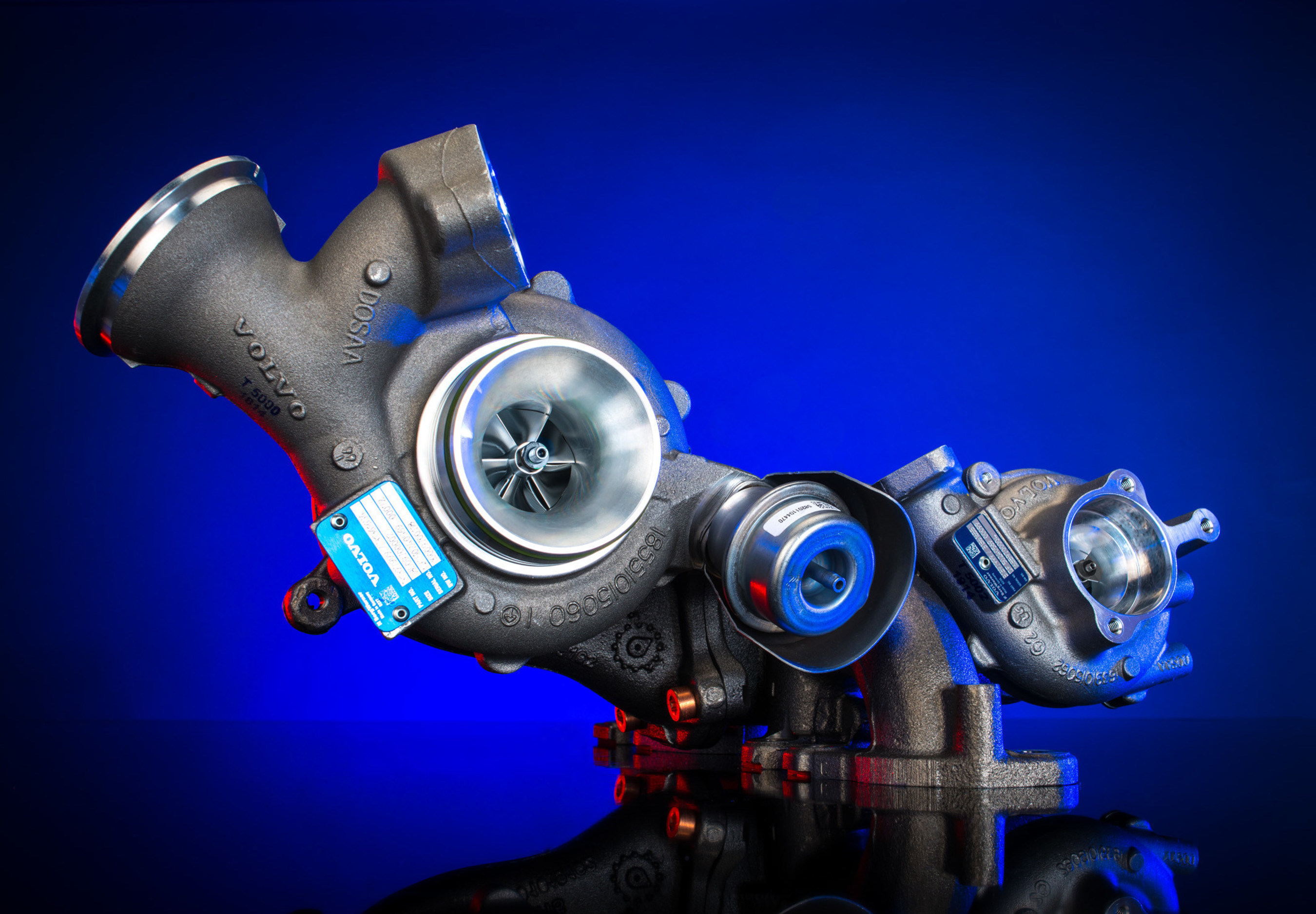 BorgWarner's R2S(R) turbocharging technology improves fuel economy and reduces emissions for Volvo's new 2.0-liter diesel engine.