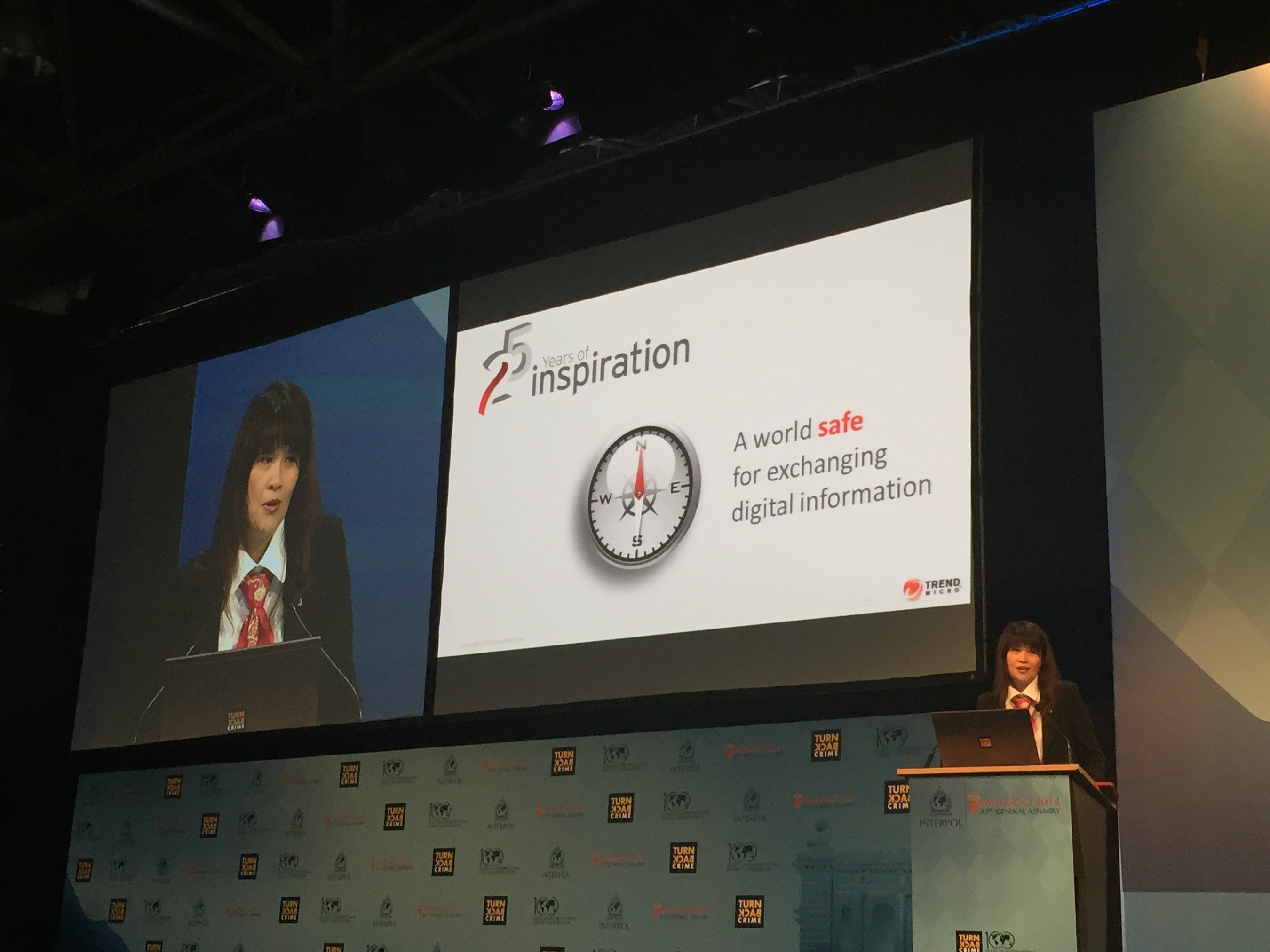 Trend Micro CEO Eva Chen delivers keynote address at 83rd Annual INTERPOL General Assembly