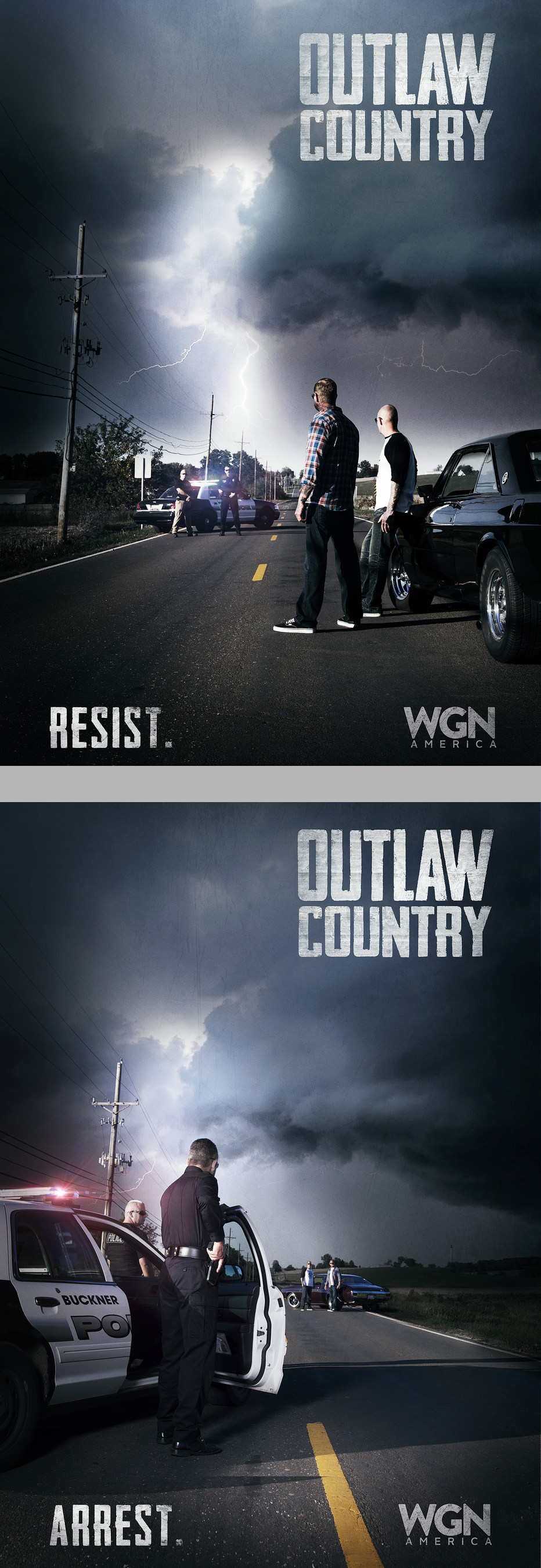 WGN America's "Outlaw Country" premieres Tuesday, February 24 (10 p.m. ET / 9 p.m. CT).
