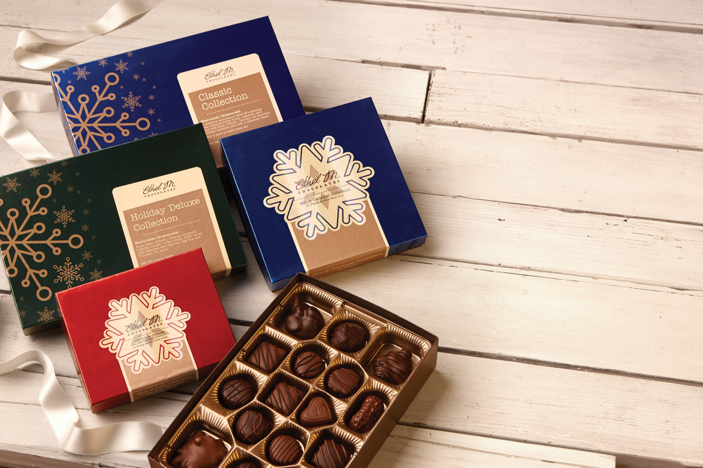This holiday, give the gift of gourmet Ethel M(R) Chocolates (www.EthelM.com). These affordable premium confections are meticulously crafted of the finest ingredients and infused with the season's most festive flavors of peppermint, pumpkin, pecan pie, egg nog and butter rum. Based on family recipes handed down through generations, Ethel M(R) Chocolates are handcrafted in small batches and made with fresh, quality ingredients without preservatives. It's the perfect holiday gift for chocolate lovers...