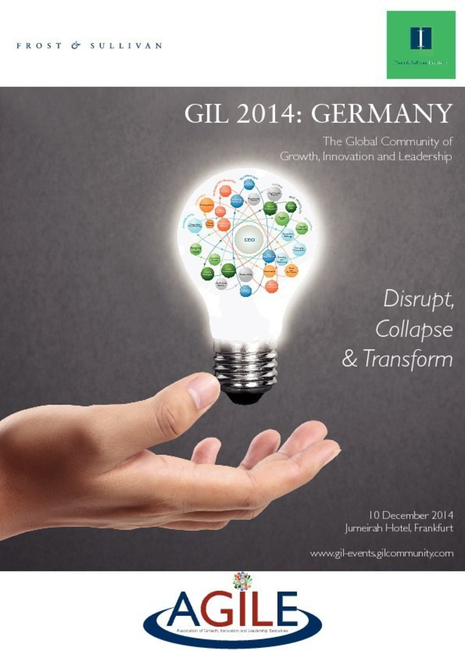 GIL 2014: Germany returns to the Jumeirah Hotel in Frankfurt am Main for the second consecutive year on 10th December 2014.