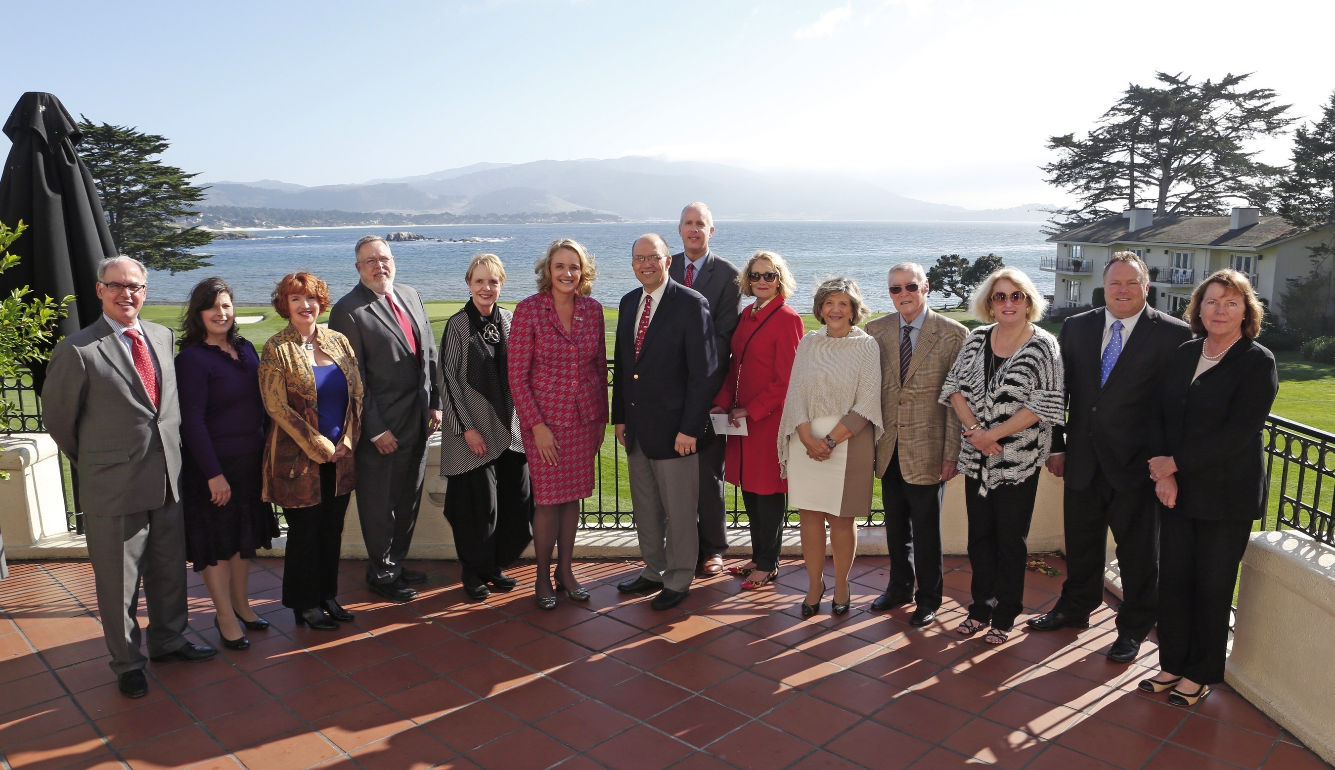 The charitable partners of the 2014 Pebble Beach Concours d'Elegance attended a charity luncheon, held Monday at The Lodge at Pebble Beach. Concours charities received a total of $1.9 million this year to help people in need. [credit: Christine Bush / Pebble Beach Company]