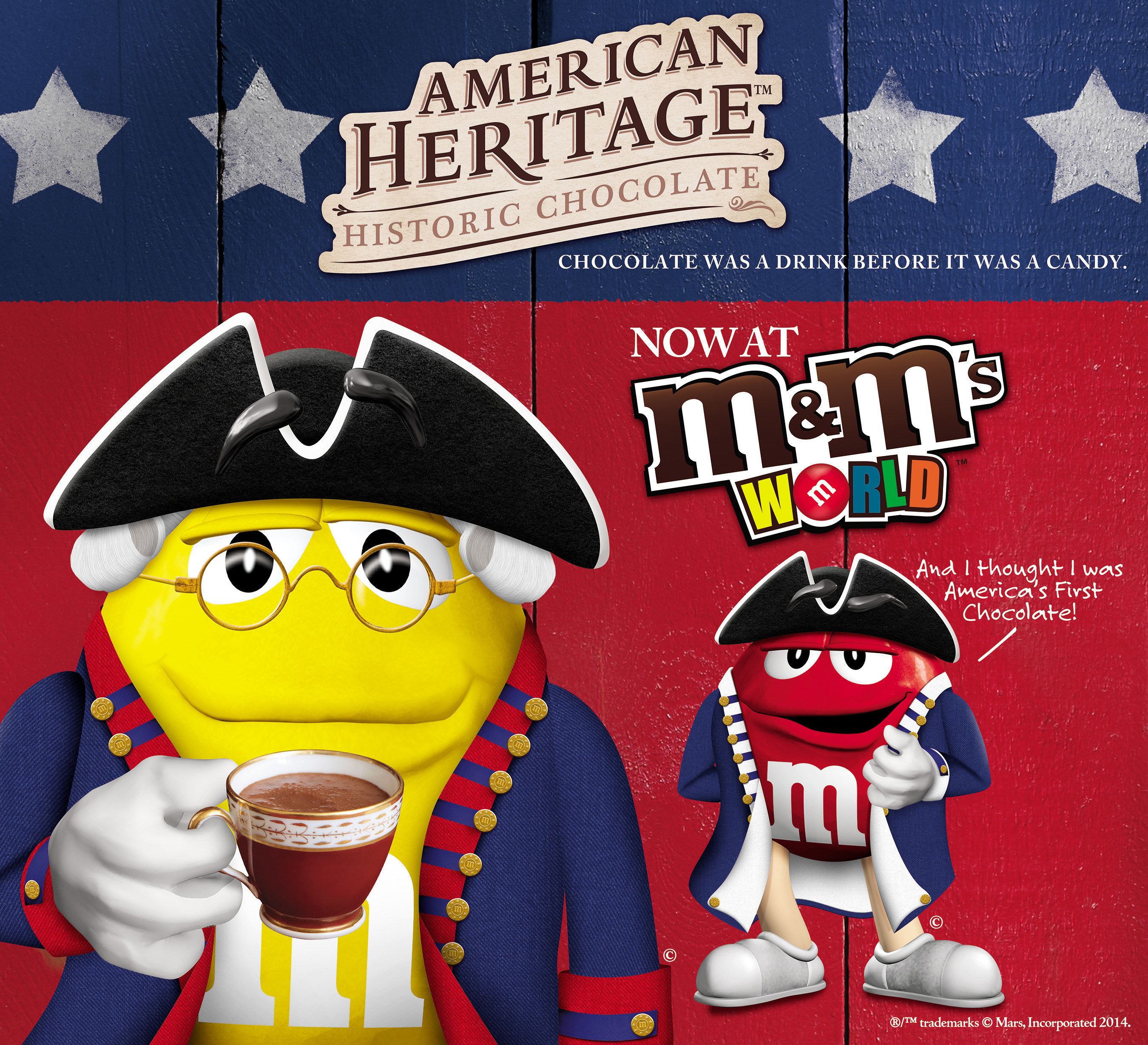 Times Square just got sweeter with the addition of American Heritage(TM) Chocolate at M&M'S World(R)