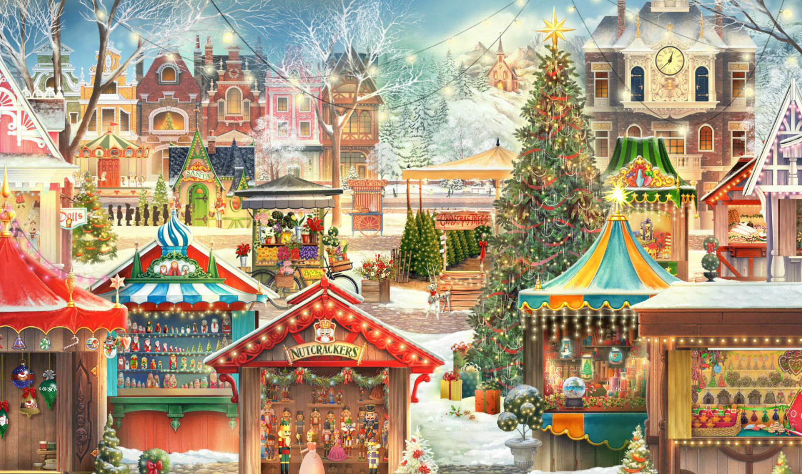 Highly-Anticipated New Jacquie Lawson "Christmas Market" Advent Calendar Released