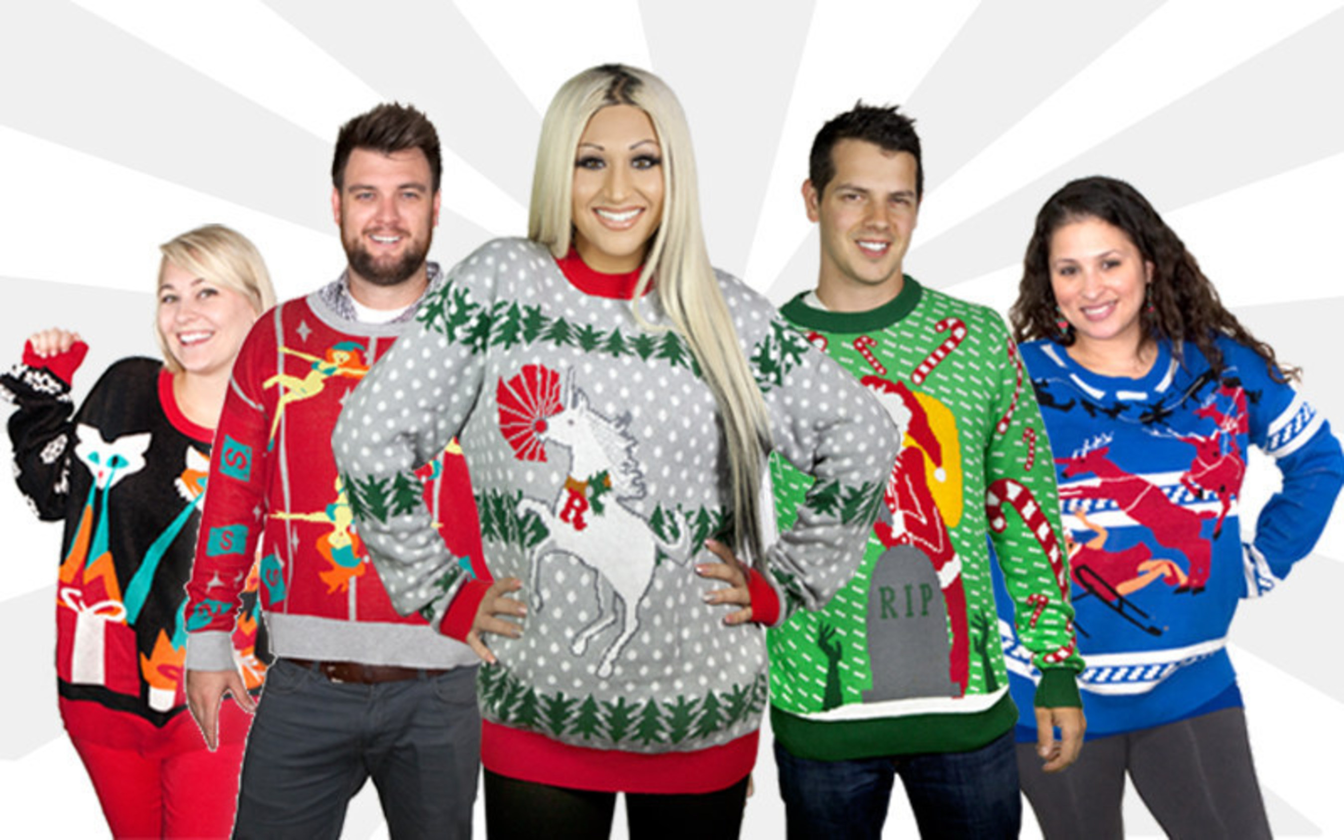 Ugly Christmas Sweaters from Stupid.com