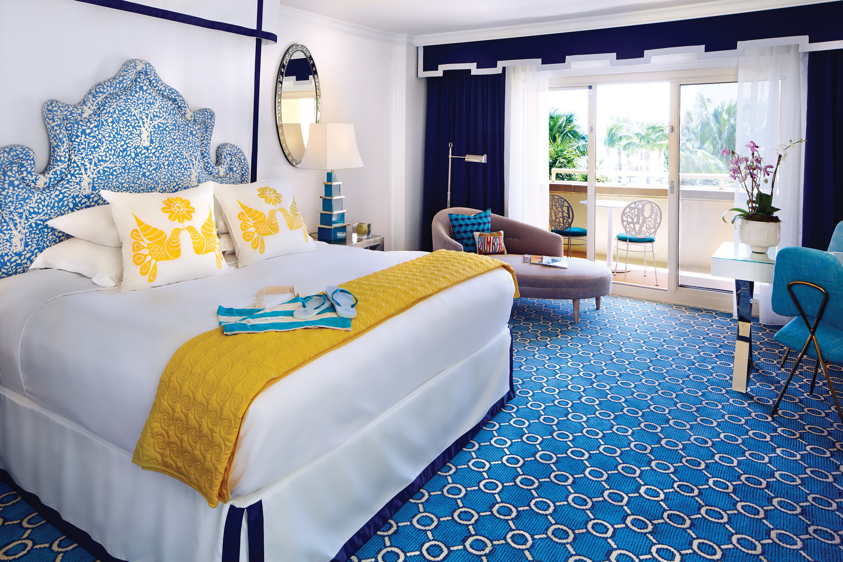 The newly re-envisioned guest rooms at Eau Palm Beach Resort & Spa feature fresh designs from iconic potter, designer and author Jonathan Adler