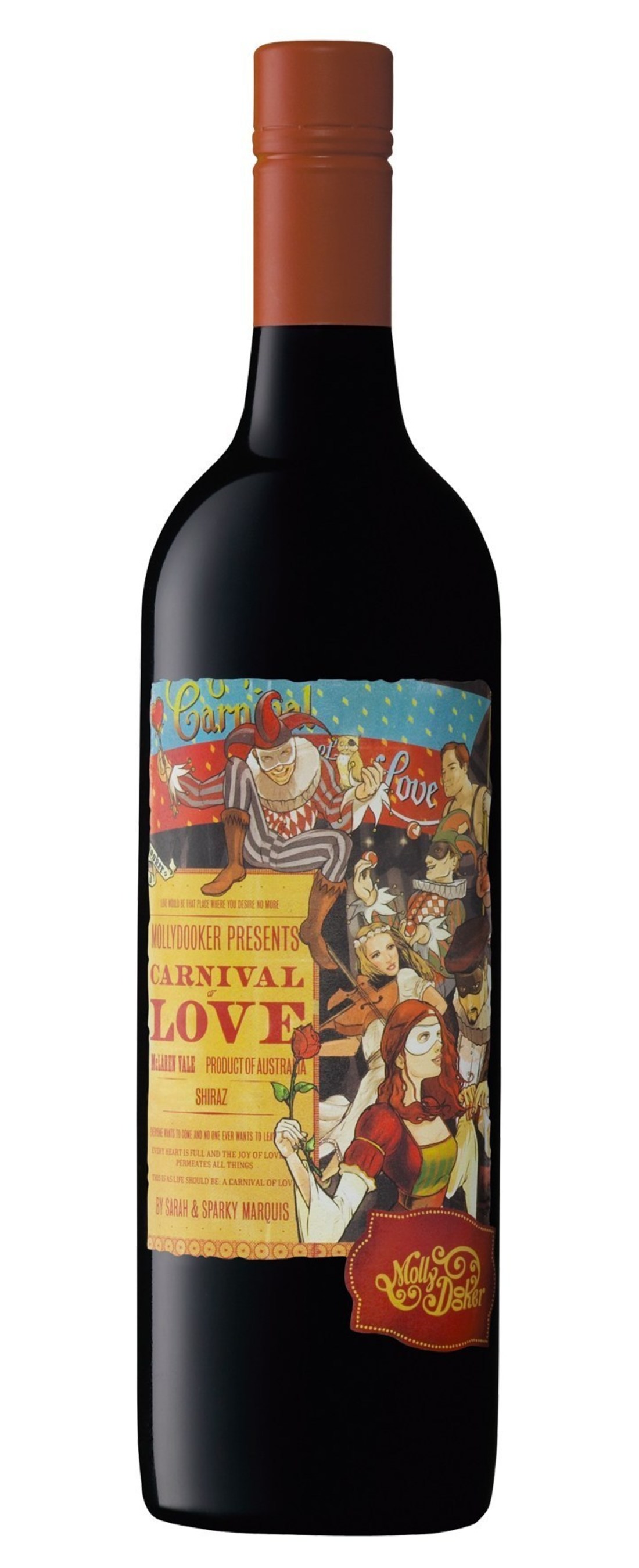 Mollydooker 2012 Carnival of Love Shiraz 2014 Winestate #1 Wine and #1 Shiraz in AUS & NZ