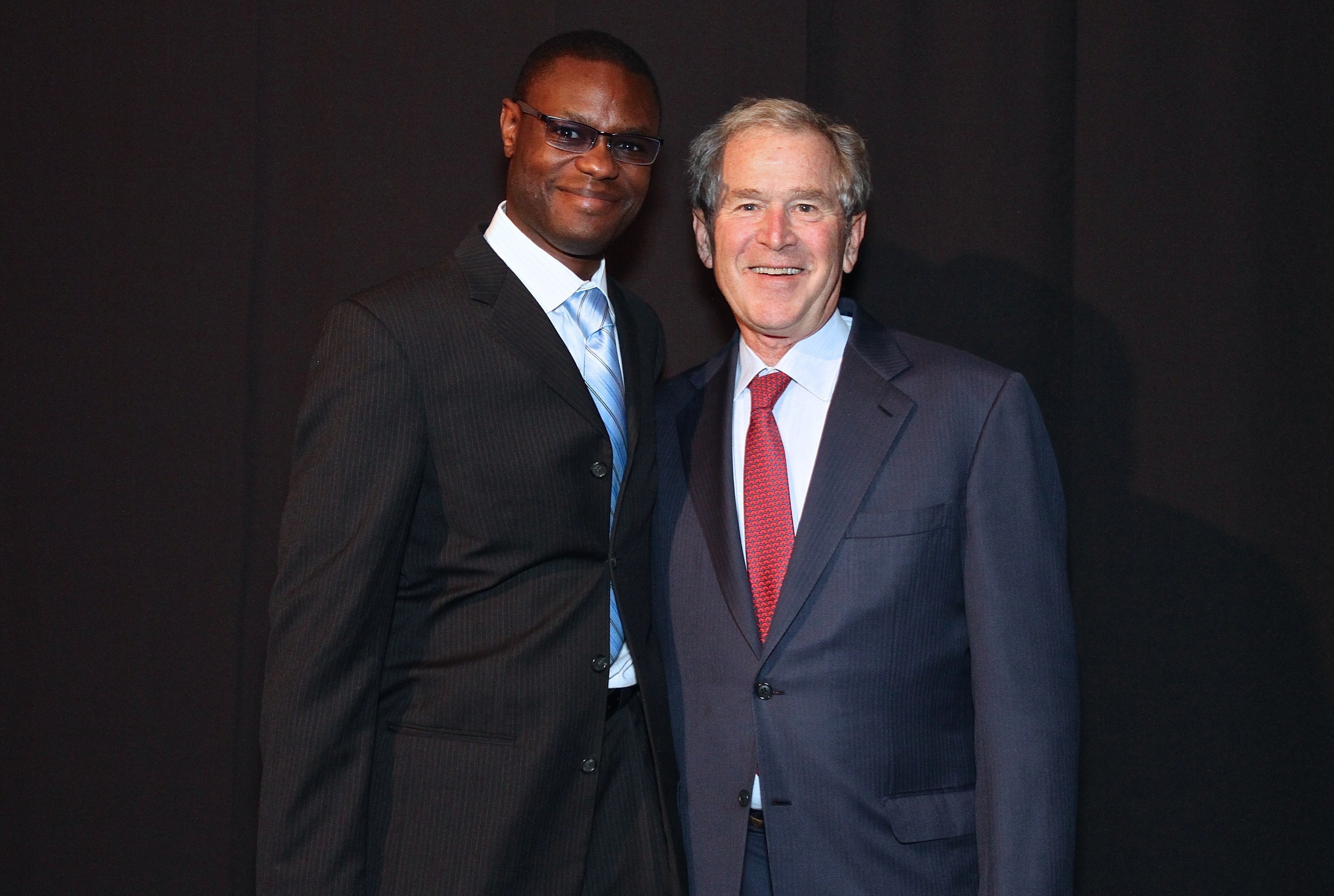 Arthur Wylie (entrepreneur, film producer, philanthropist) and  President George W. Bush at the Inaugural Legacy Project Dinner Honoring President George W. Bush