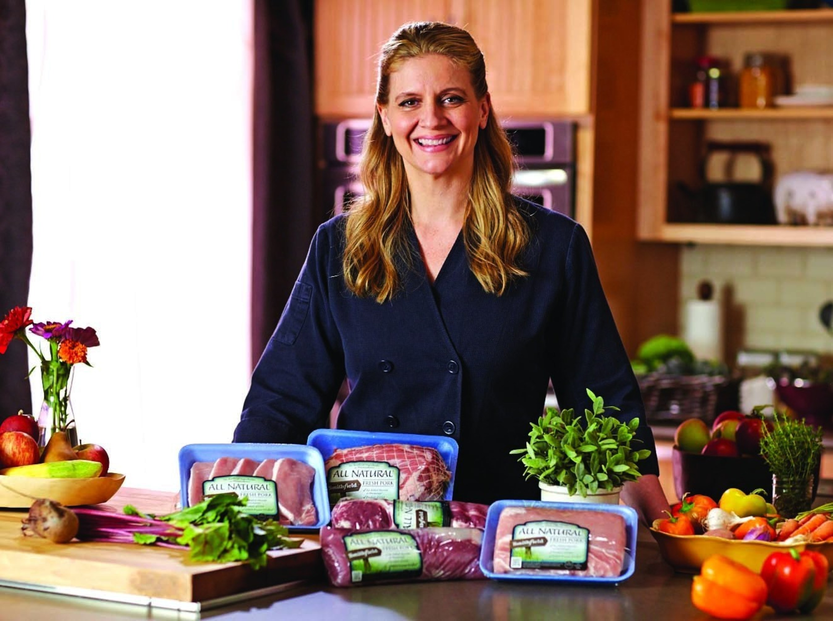 Smithfield Farmland partners with celebrity chef and restaurateur Amanda Freitag to introduce fresh new recipes and tips for cooking with Smithfield and Farmland branded All Natural Fresh Pork.