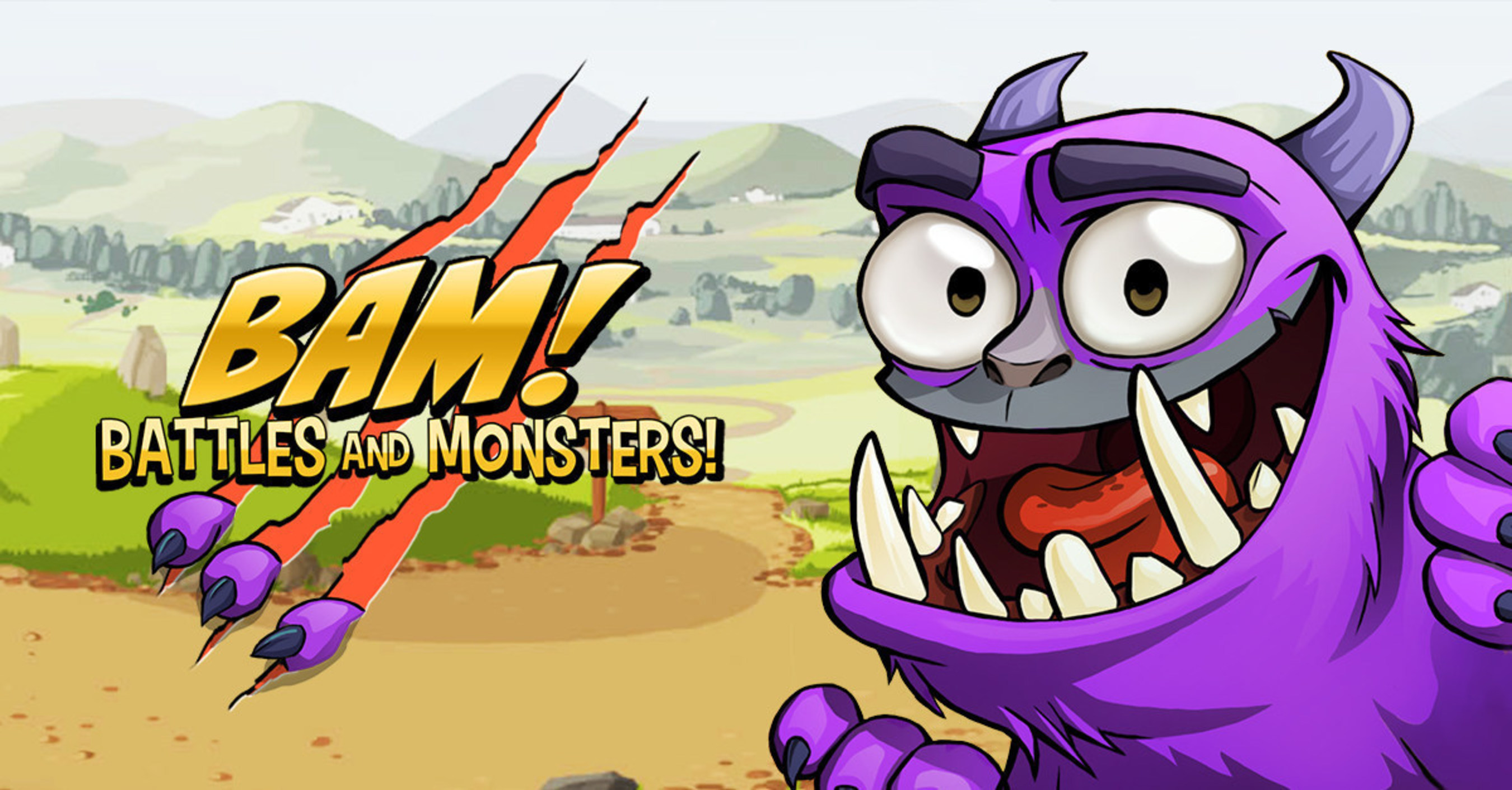 BAM! Battles and Monsters! Now available on iPhone and Android.