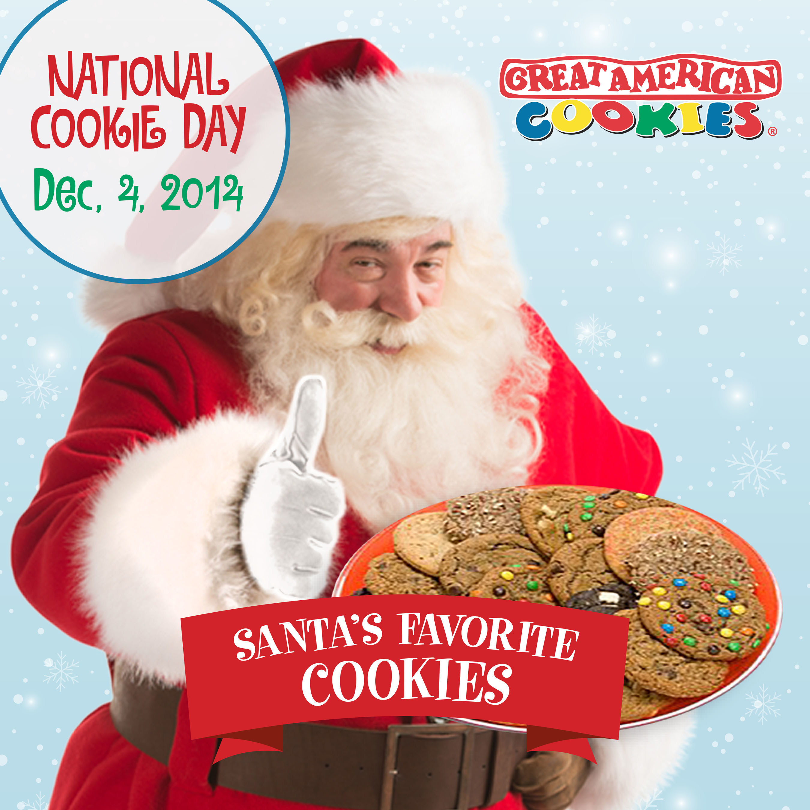 Free Cookie on Dec. 4 at Great American Cookies!