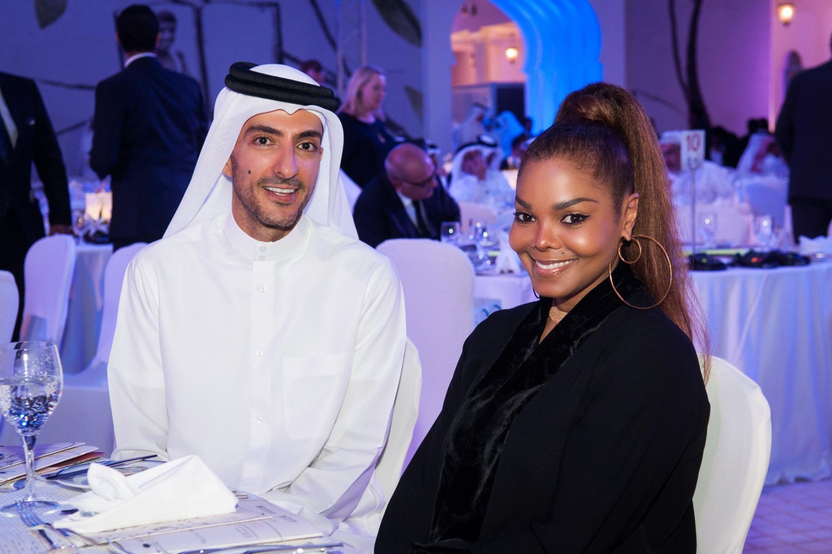 Mr. Wissam Al Mana and wife Janet Jackson (PRNewsFoto/Reach Out to Asia _ROTA_)