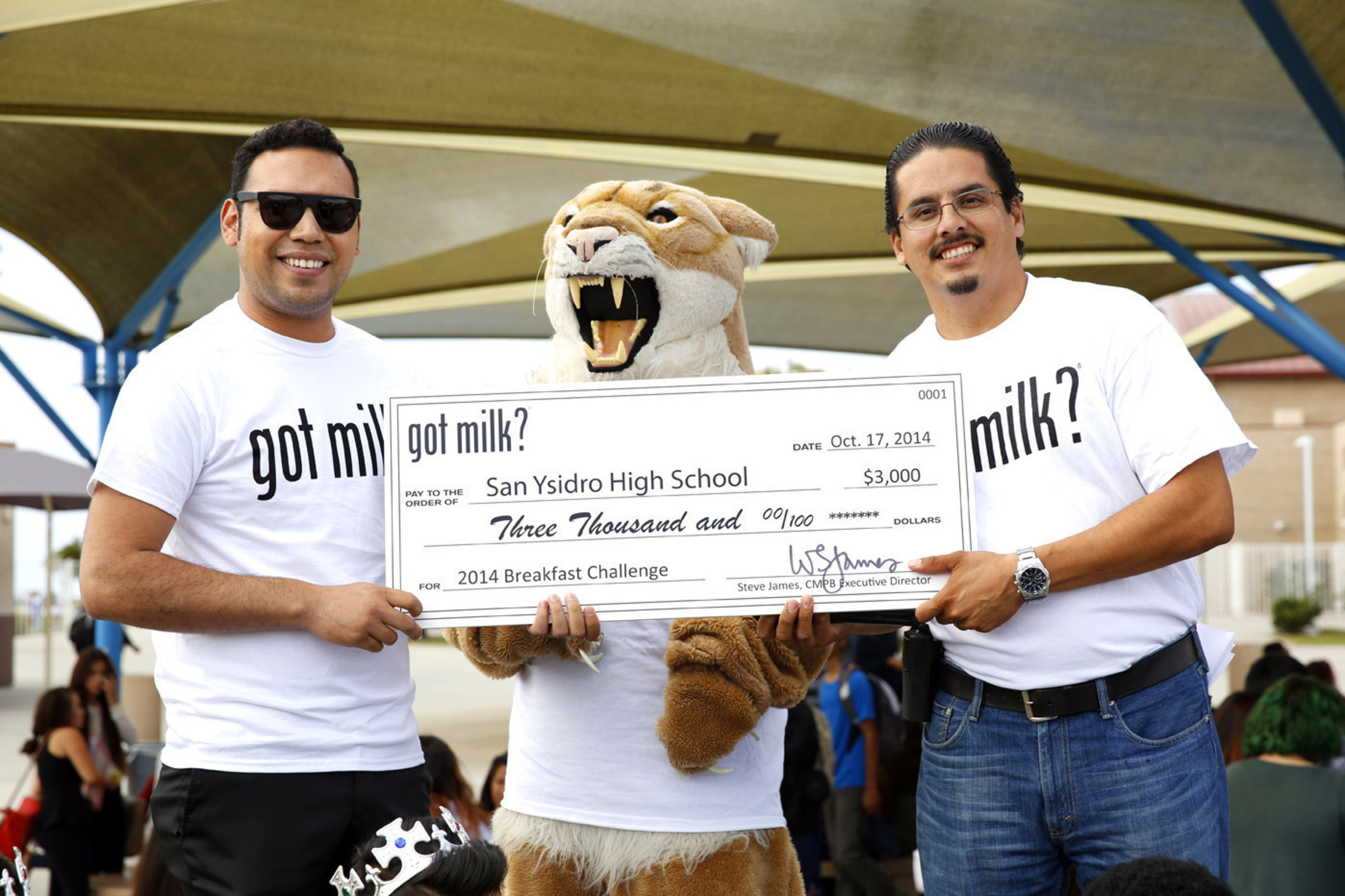 CALIFORNIA SCHOOLS WIN "GOT MILK?" BREAKFAST CHALLENGE: Students Receive More than $40,000 for Student Activities