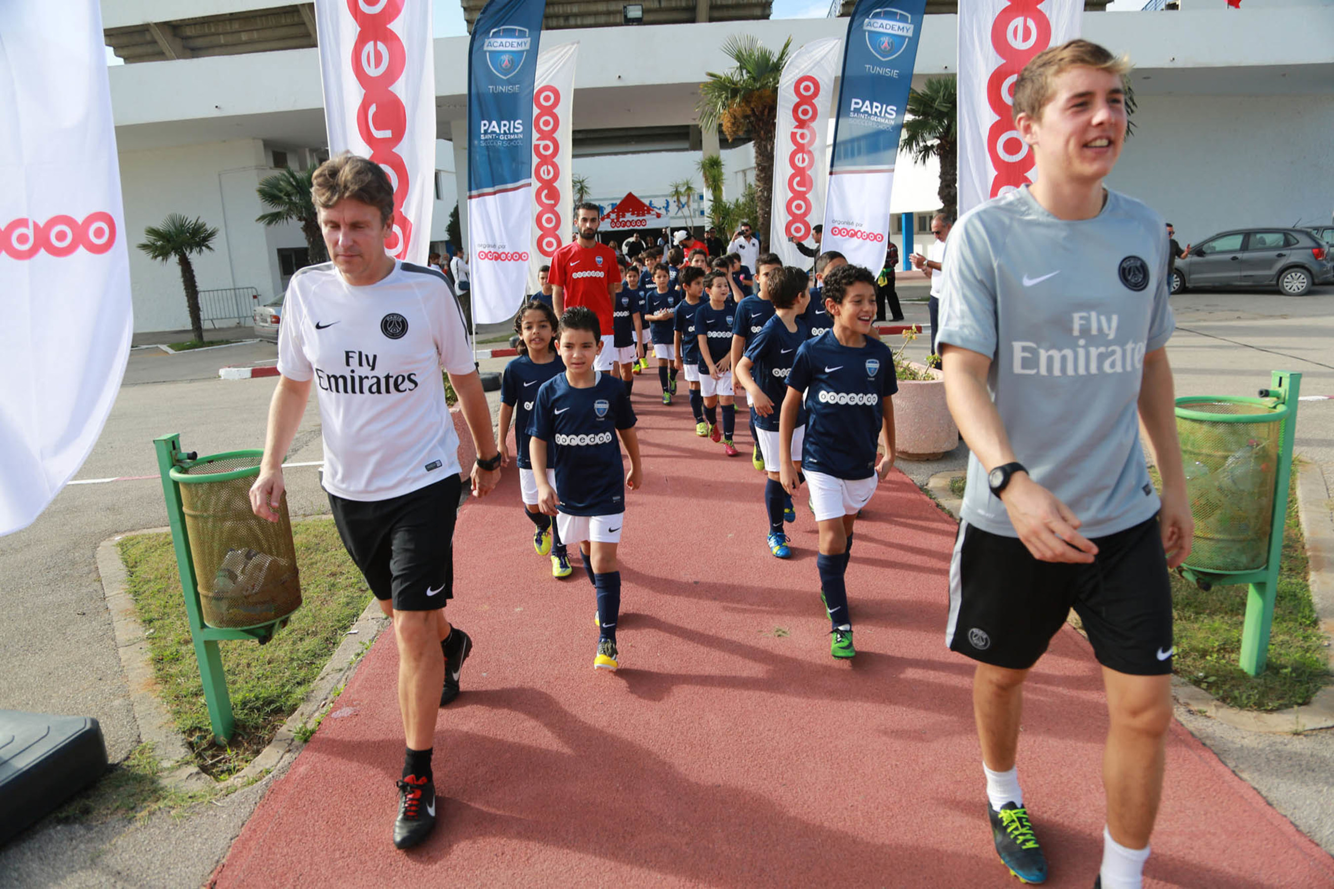 Ooredoo Extends Coaching Clinic with Paris Saint-Germain Academy