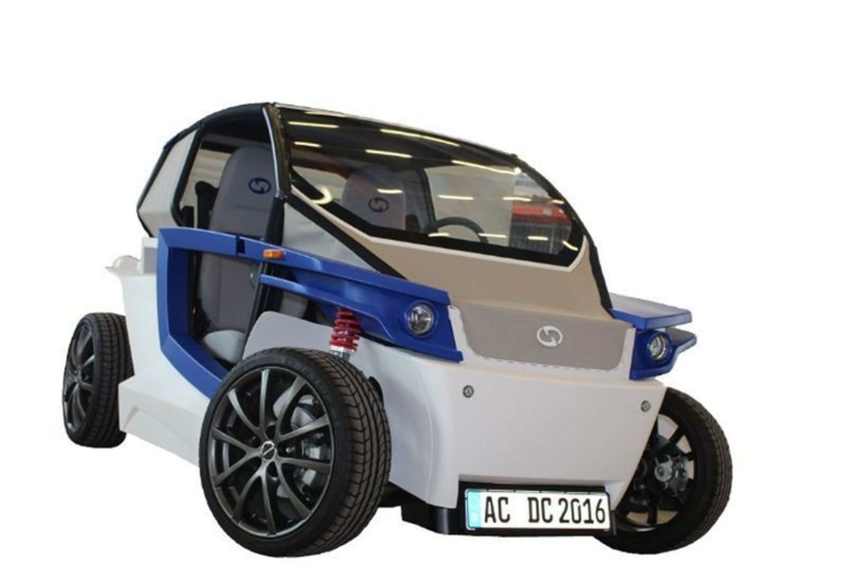 The fully-functional prototype of StreetScooter C16 electric car was developed in just 12 months by replacing traditional automotive manufacturing processes with Stratasys 3D printing throughout the design phase. (PRNewsFoto/Stratasys Ltd)