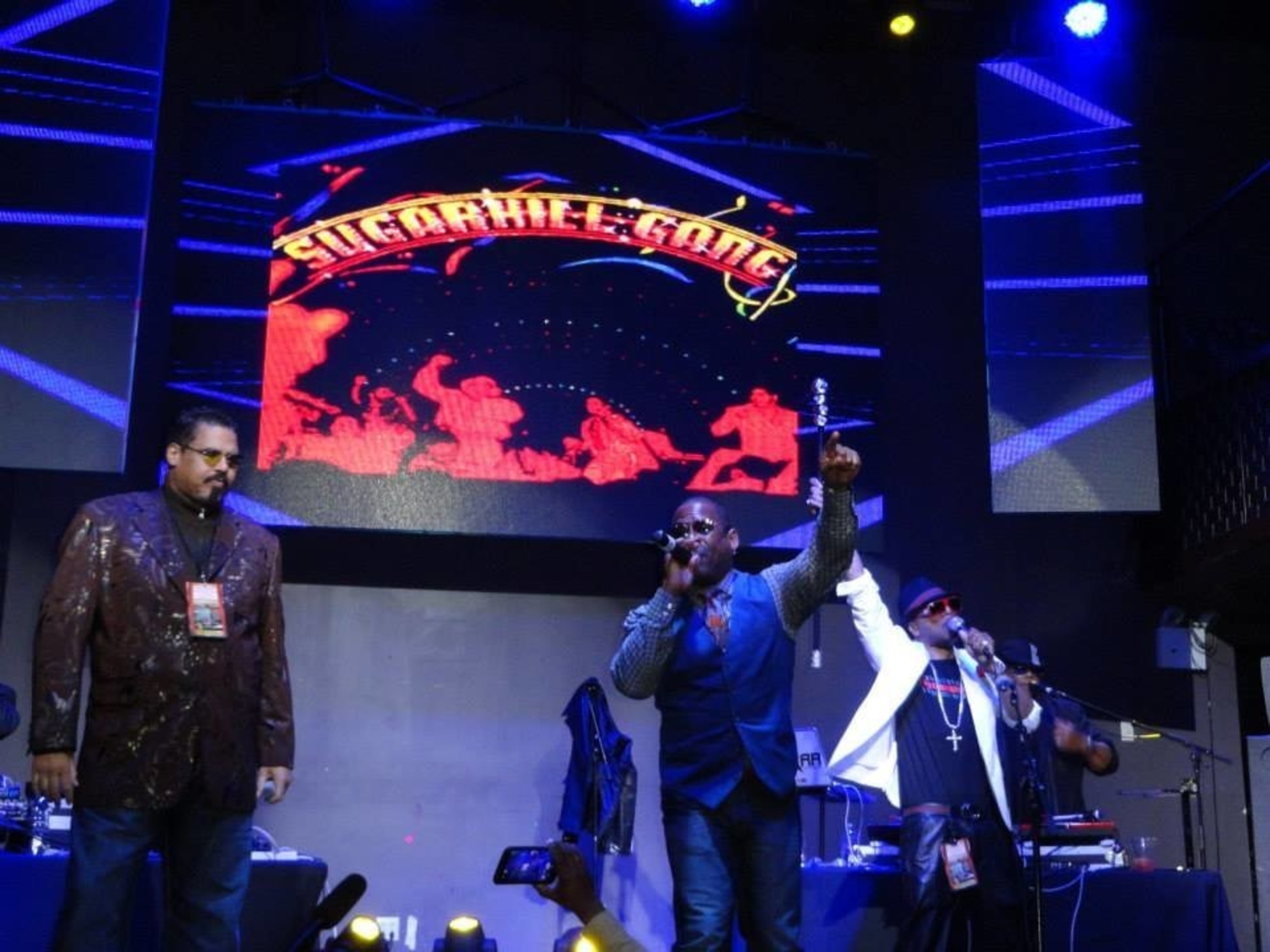 The Sugar Hill Gang Inducted in Hip Hop Hall of Fame Museum with Wonder Mike and Master Gee Performing 'Rappers Delight'!