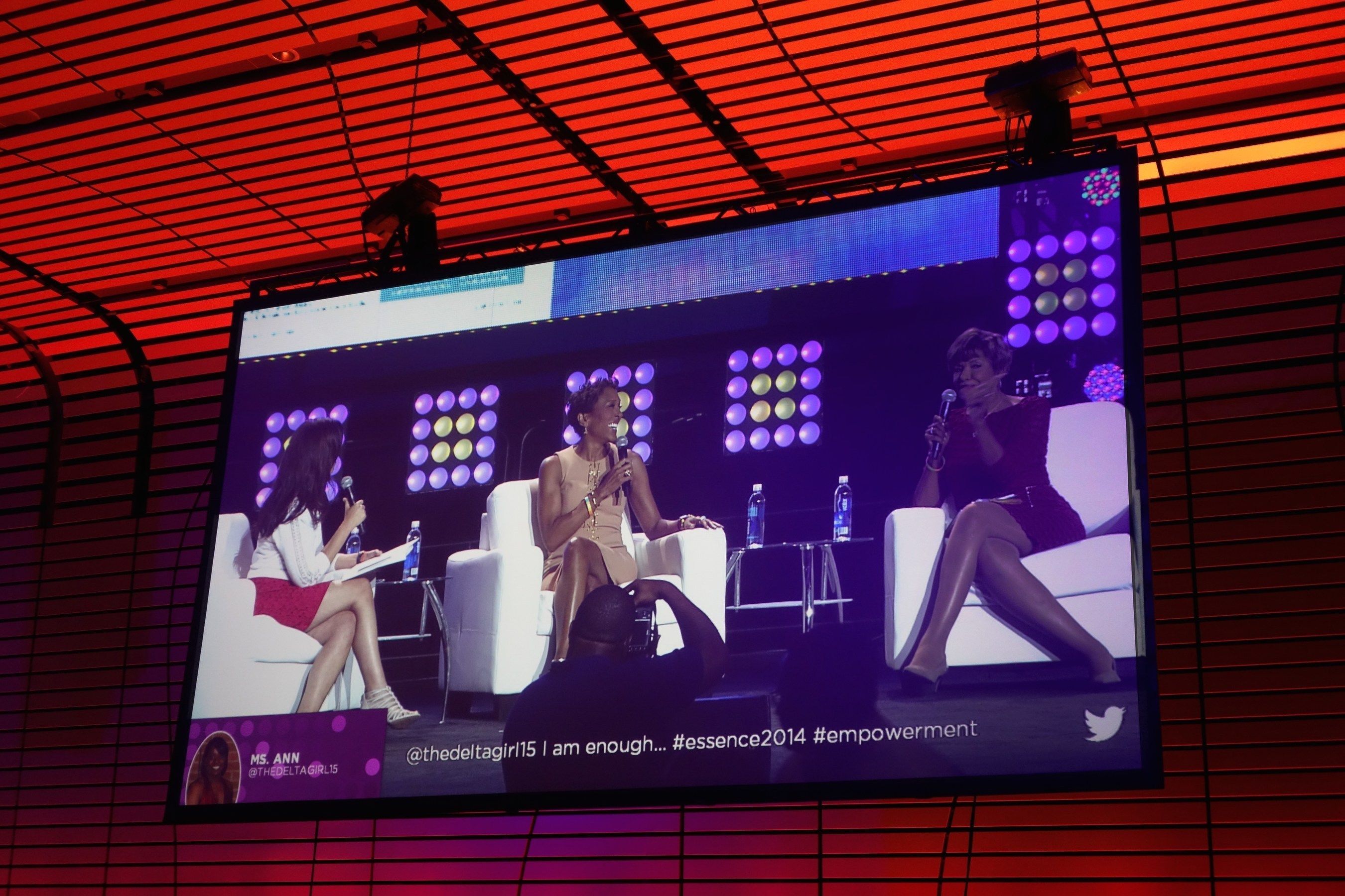 Lower Third visualization used at the 2014 Essence Festival in New Orleans.