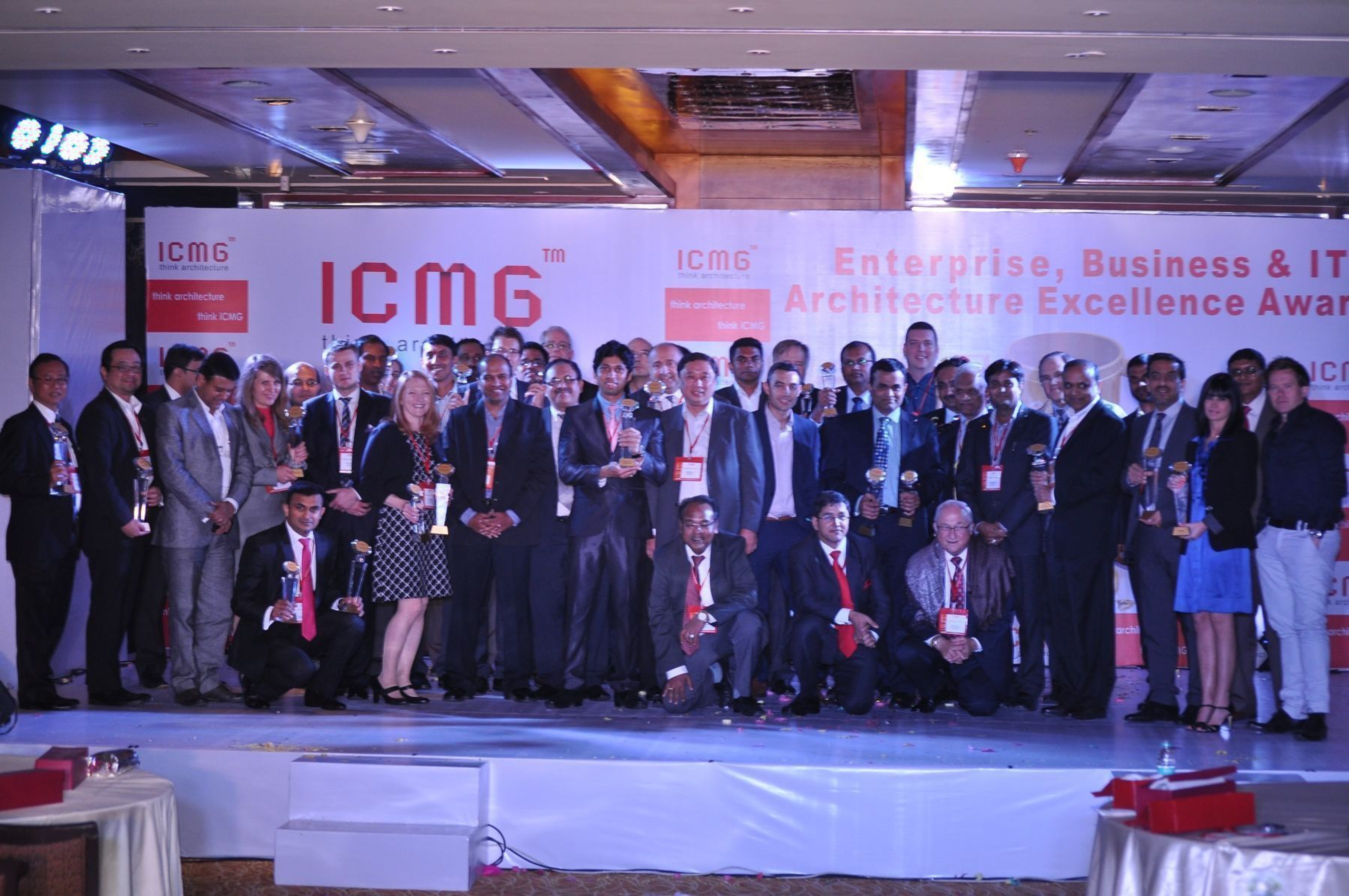 PR NEWSWIRE INDIA - Winners of Architecture Excellence Awards 2014 (PRNewsFoto/iCMG Private Limited)